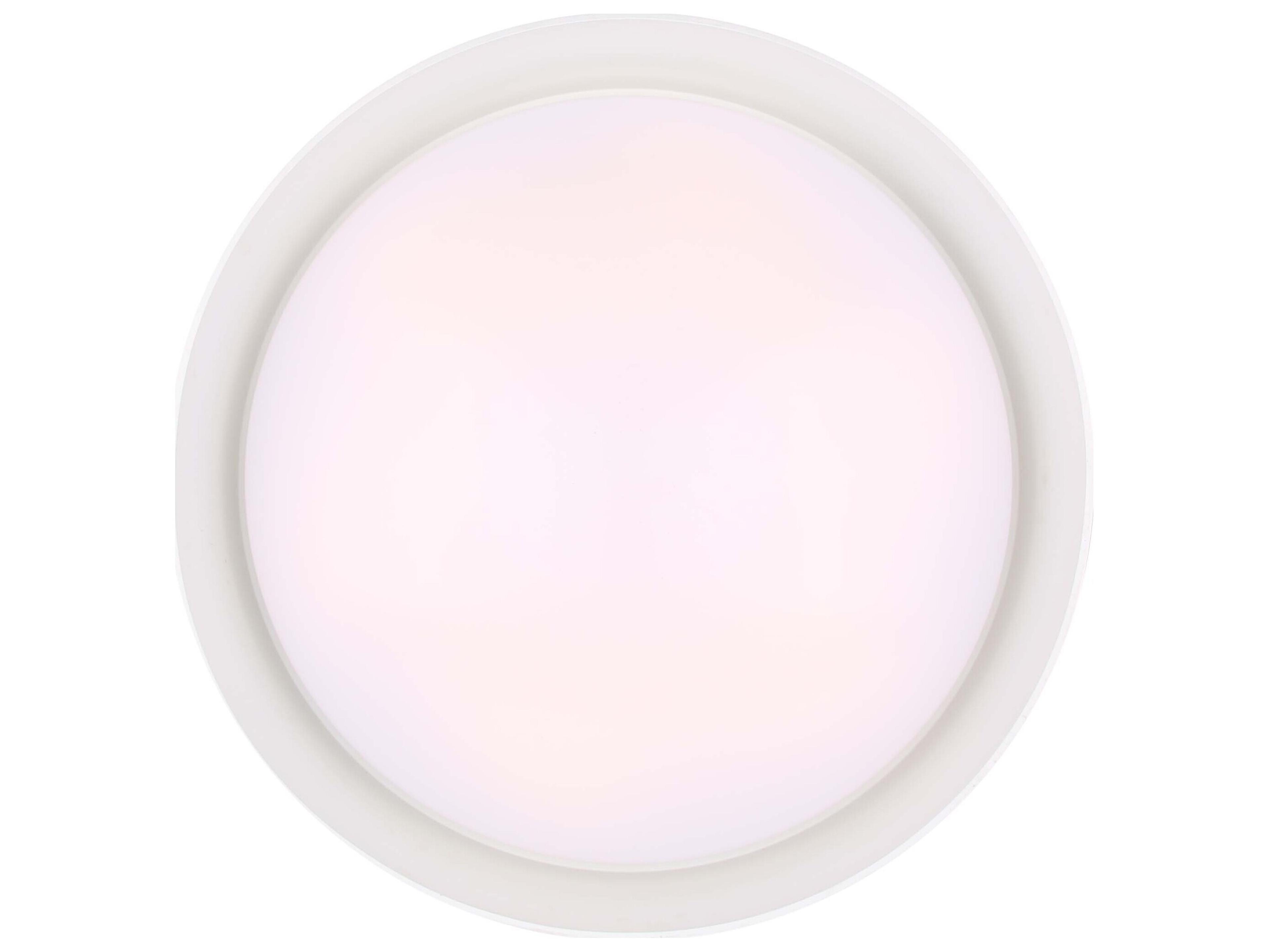 Canarm Adira 1 -light White LED Drum Pendant