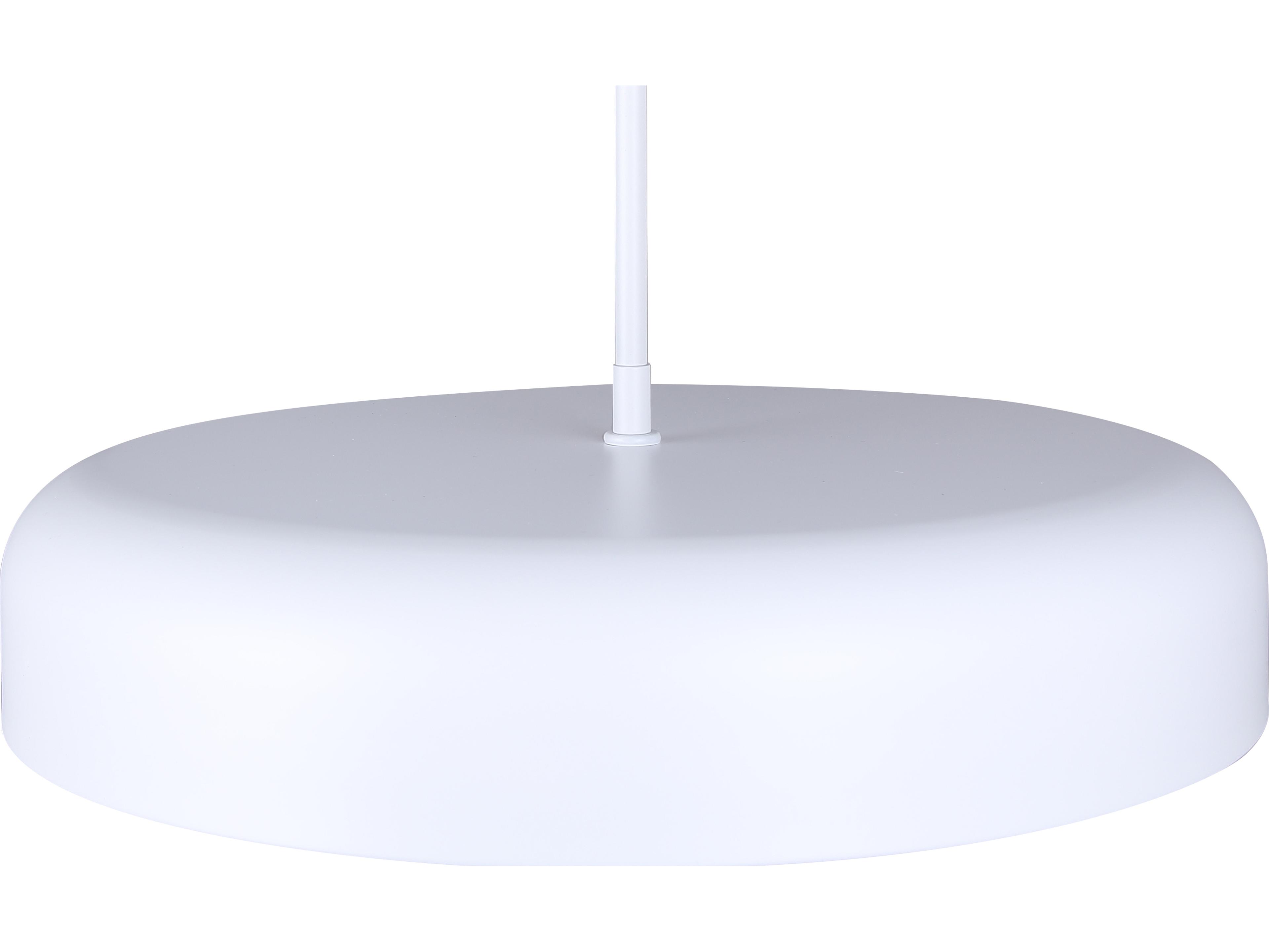 Canarm Zaria 1 -light White LED Round Pendant