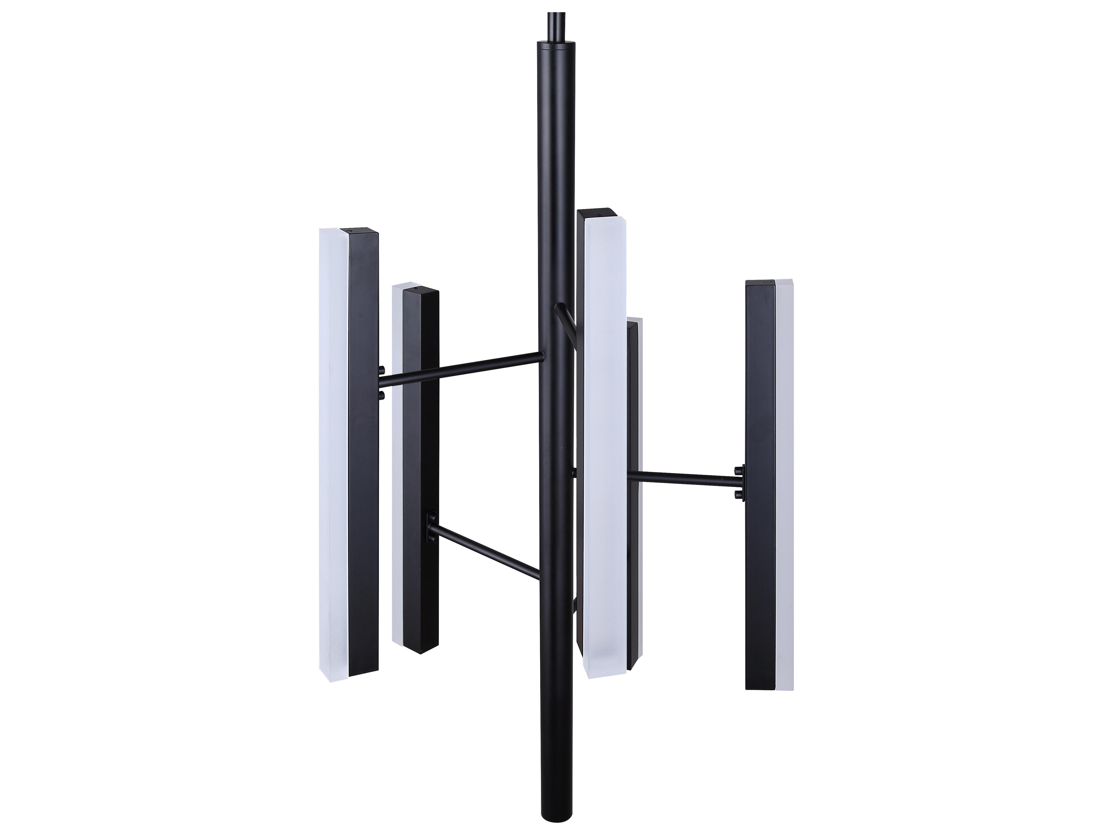 Canarm Yavin 5 -light Black Linear Chandelier