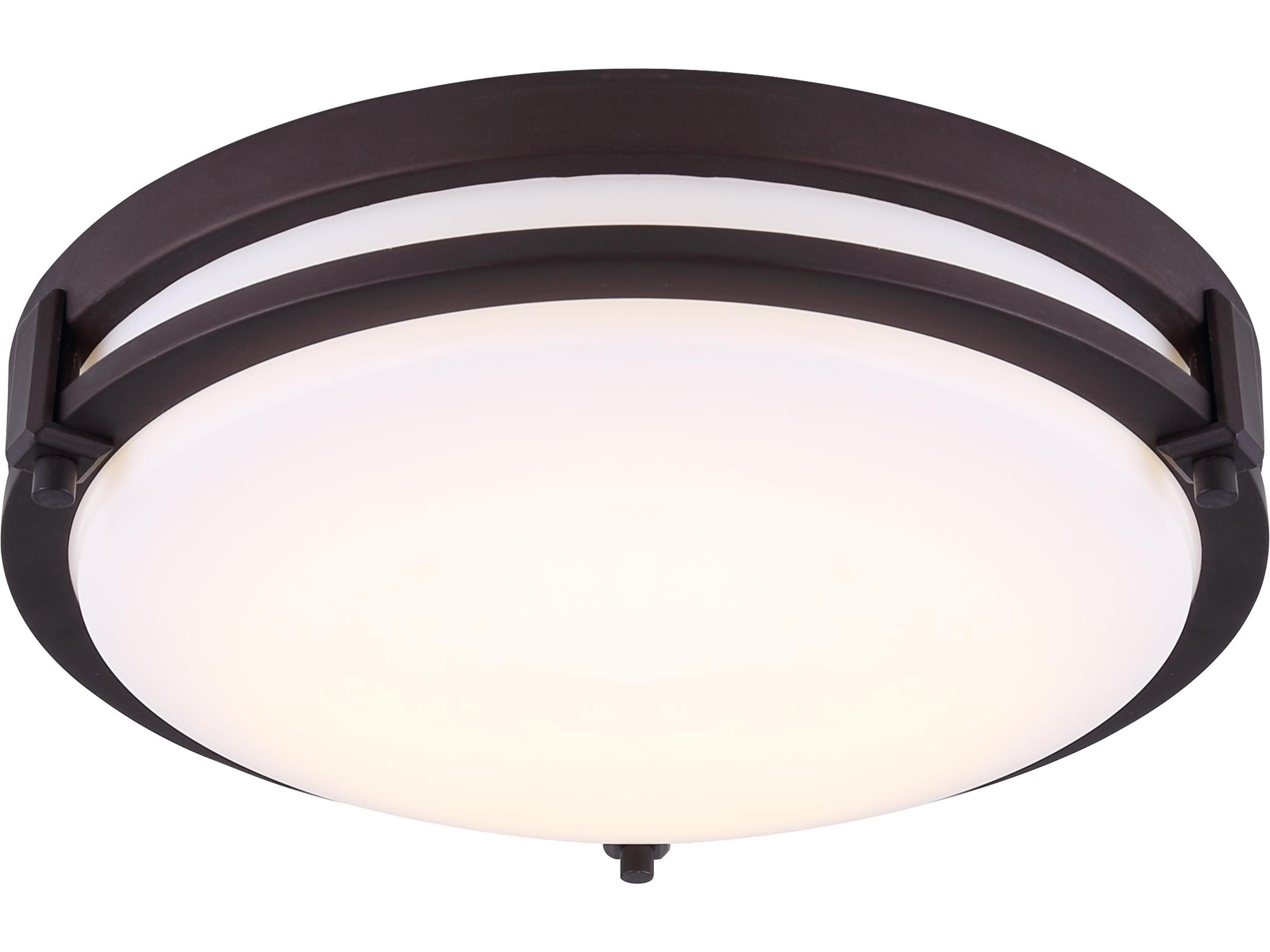 Gilda Bronze LED Round Flush Mount