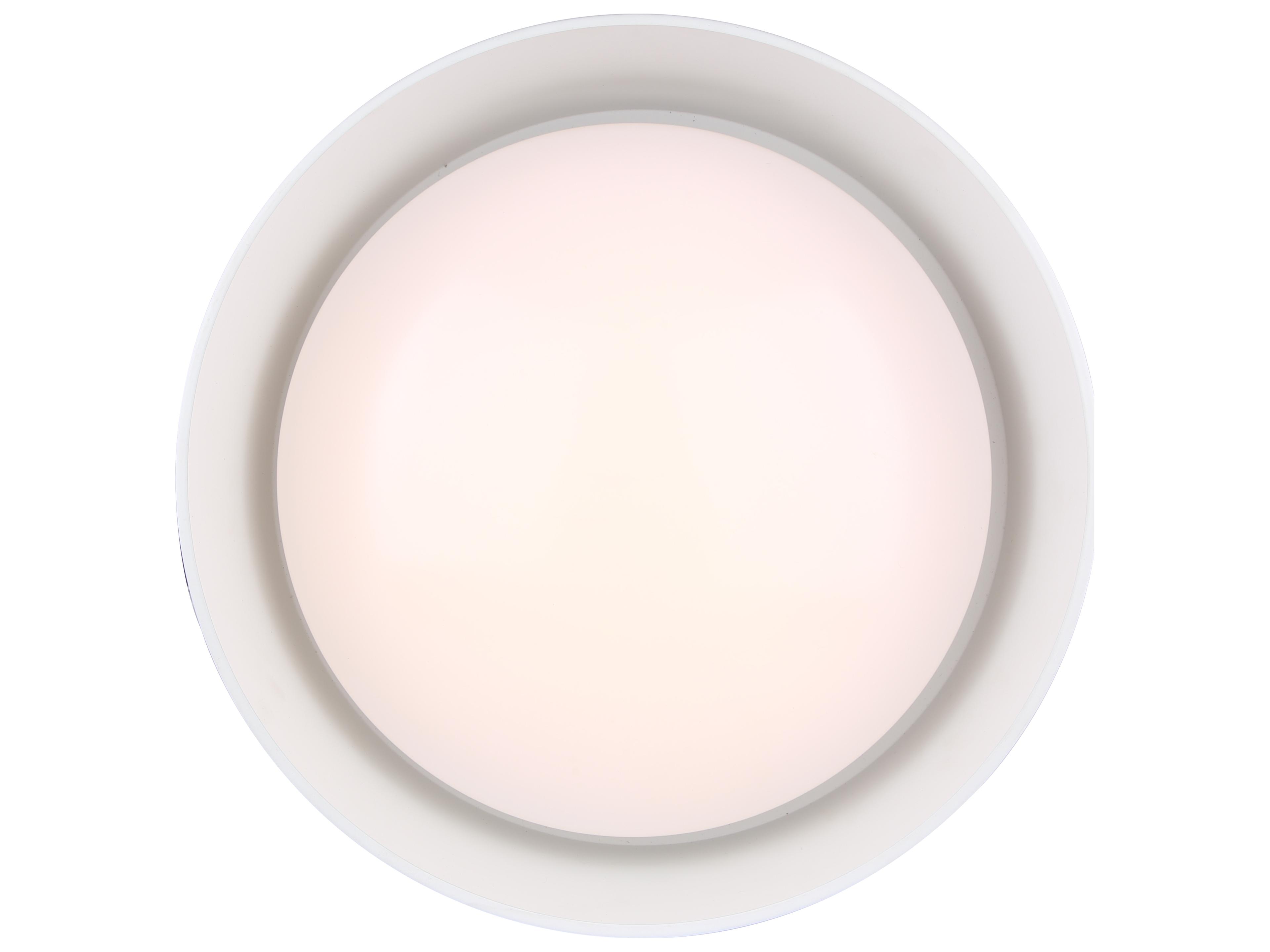 Canarm Adira 1 -light White LED Bowl Flush Mount