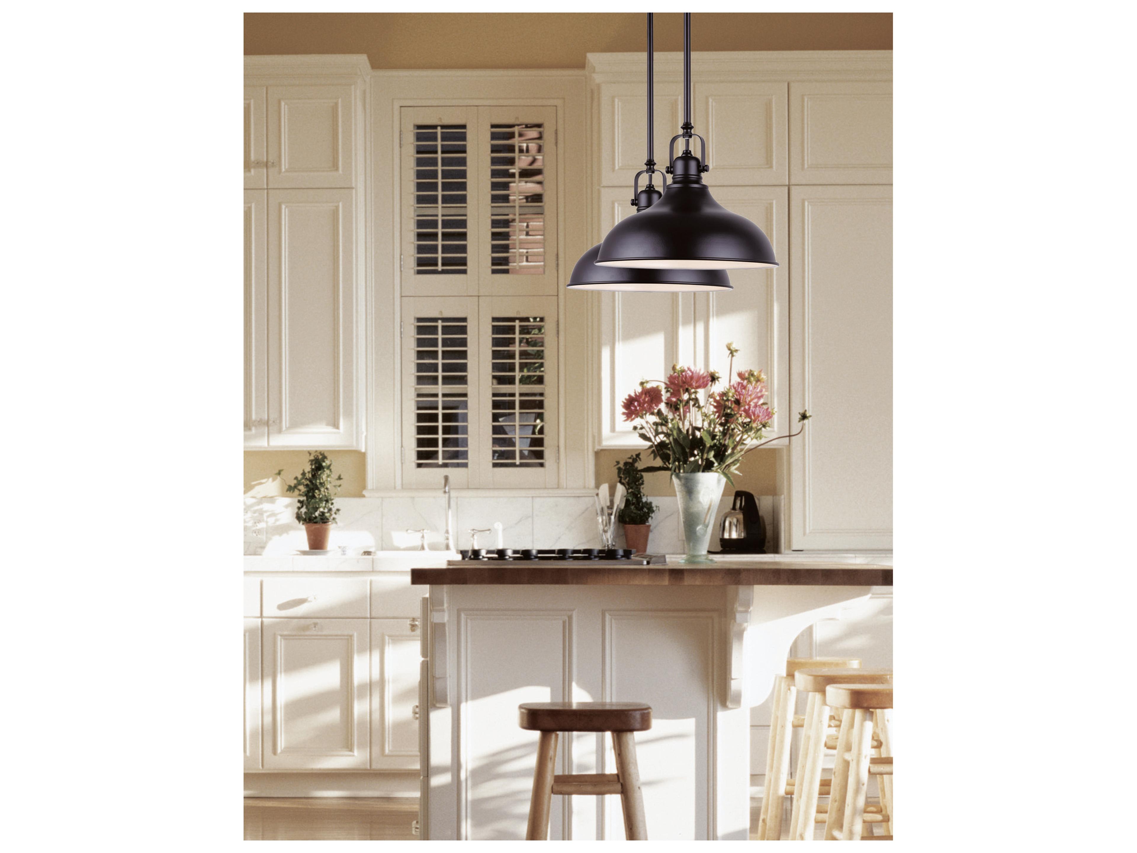 Canarm Sussex 1 -light Black LED Dome Mini Pendant