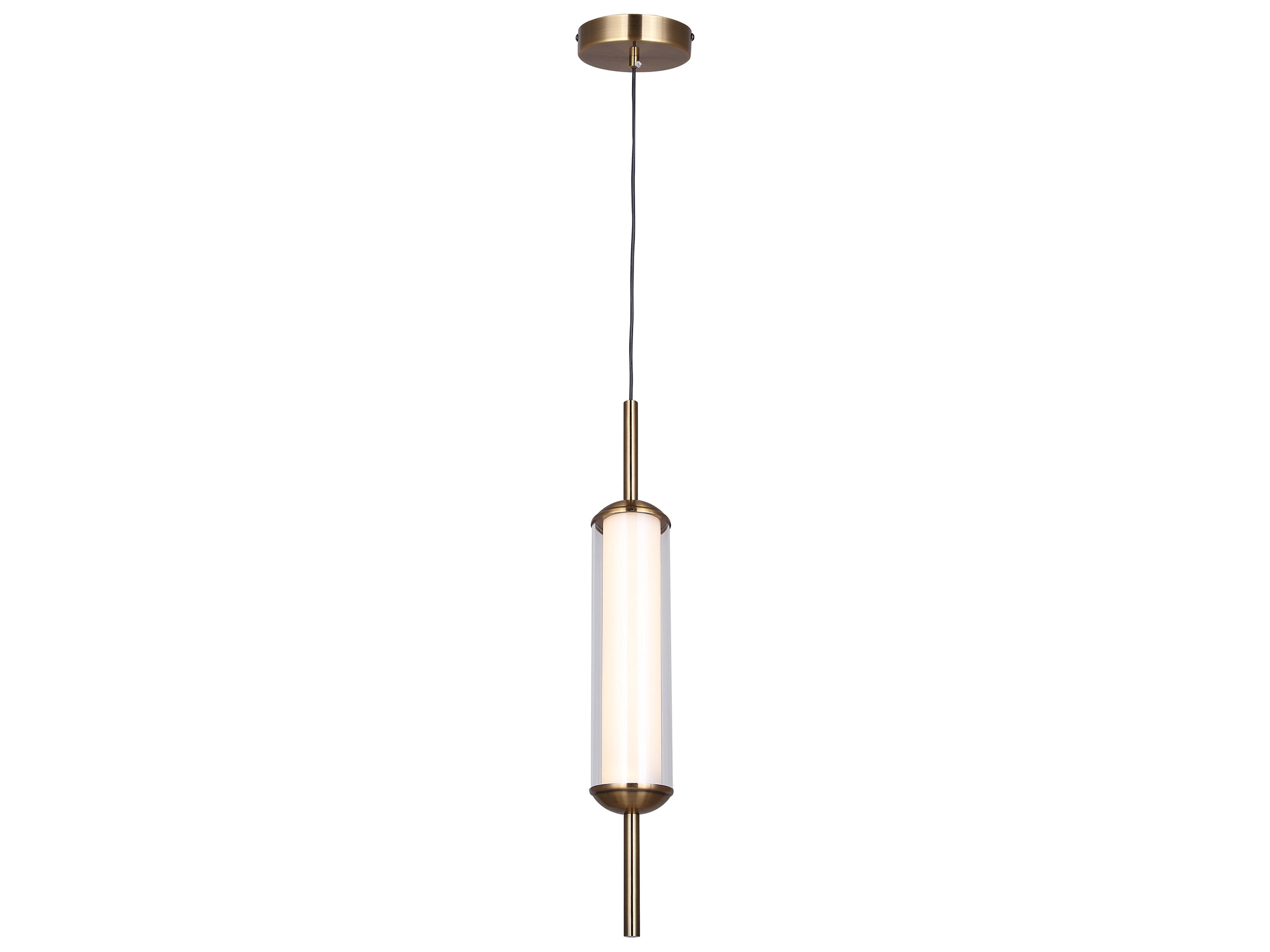 Lavene 1 -light Gold LED Cylinder Mini Pendant