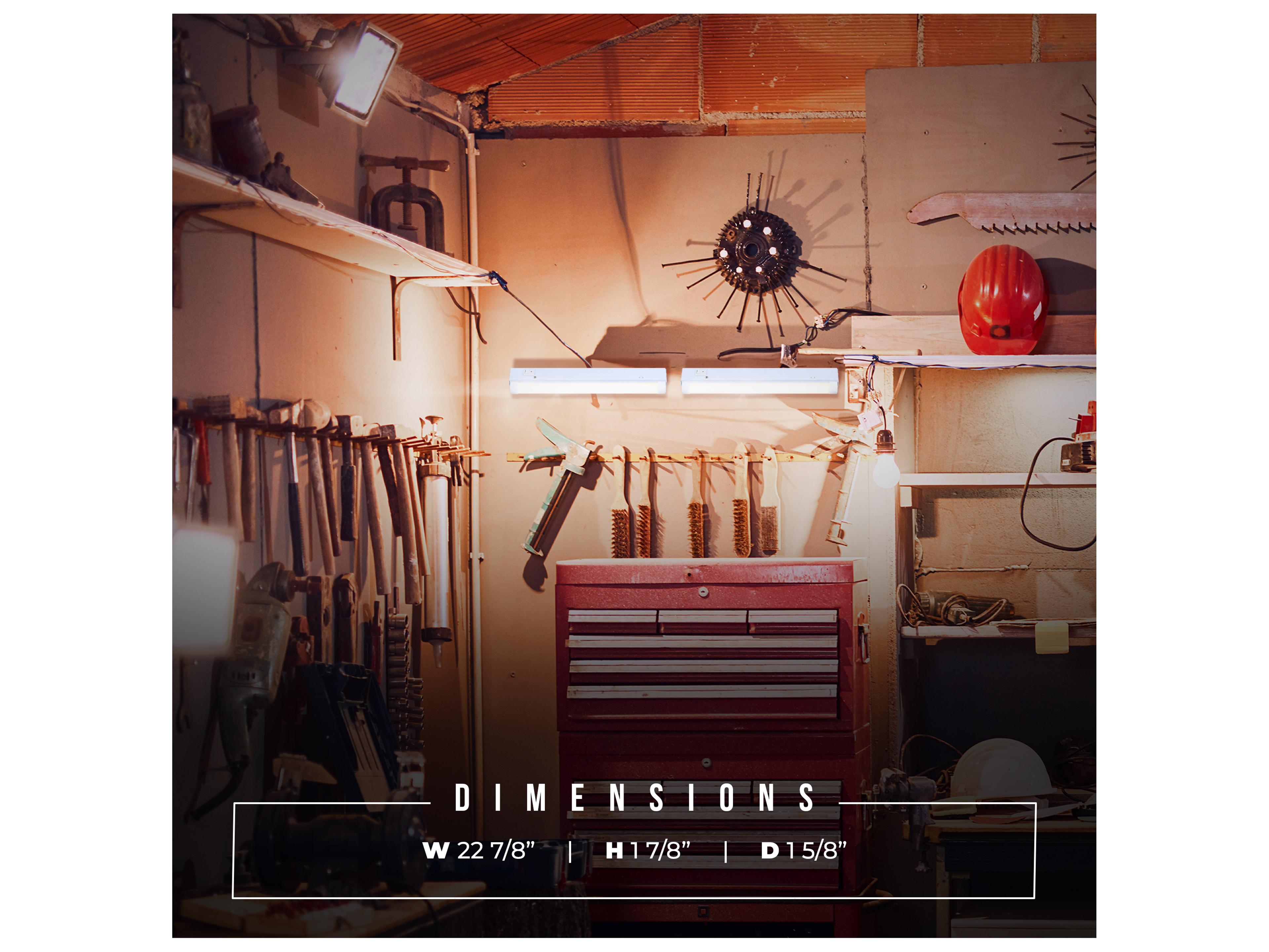 Canarm Led Utility 3000K White LED Linear Under Cabinet Light