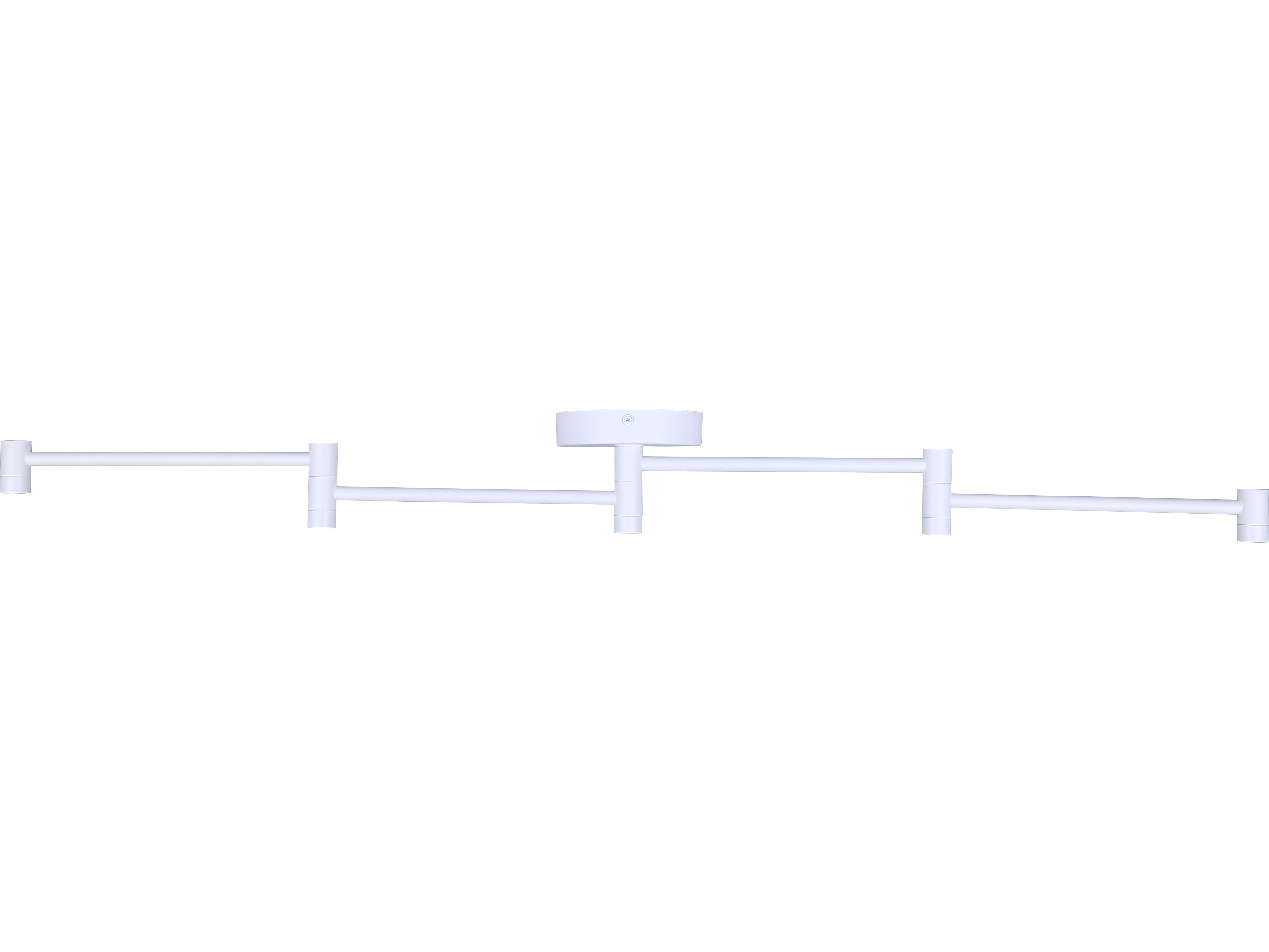 Canarm Axa 4 -light White LED Cylinder Linear Track & Rail Light