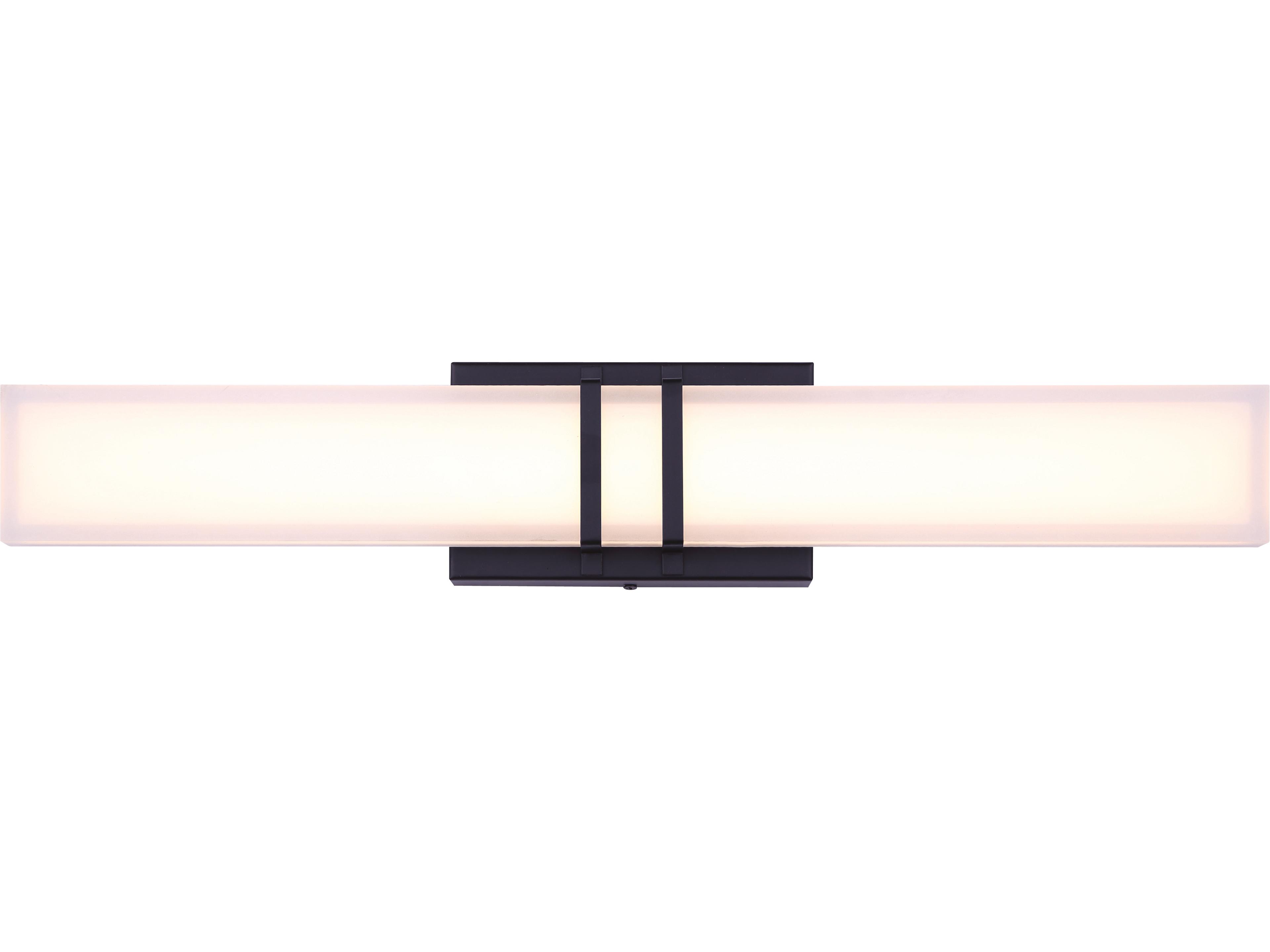 Carlyn Black LED Vanity Light