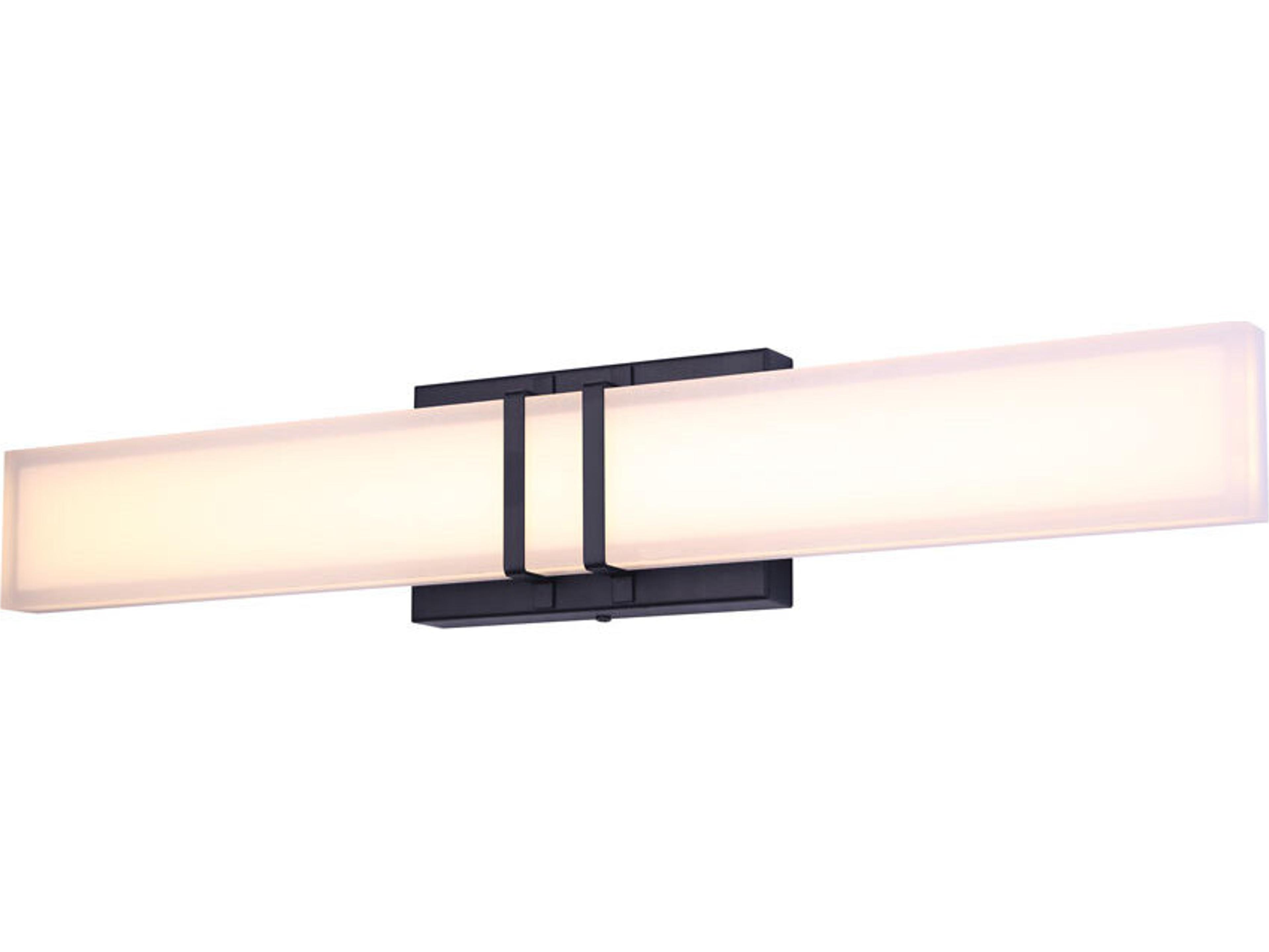 Canarm Carlyn Black LED Vanity Light