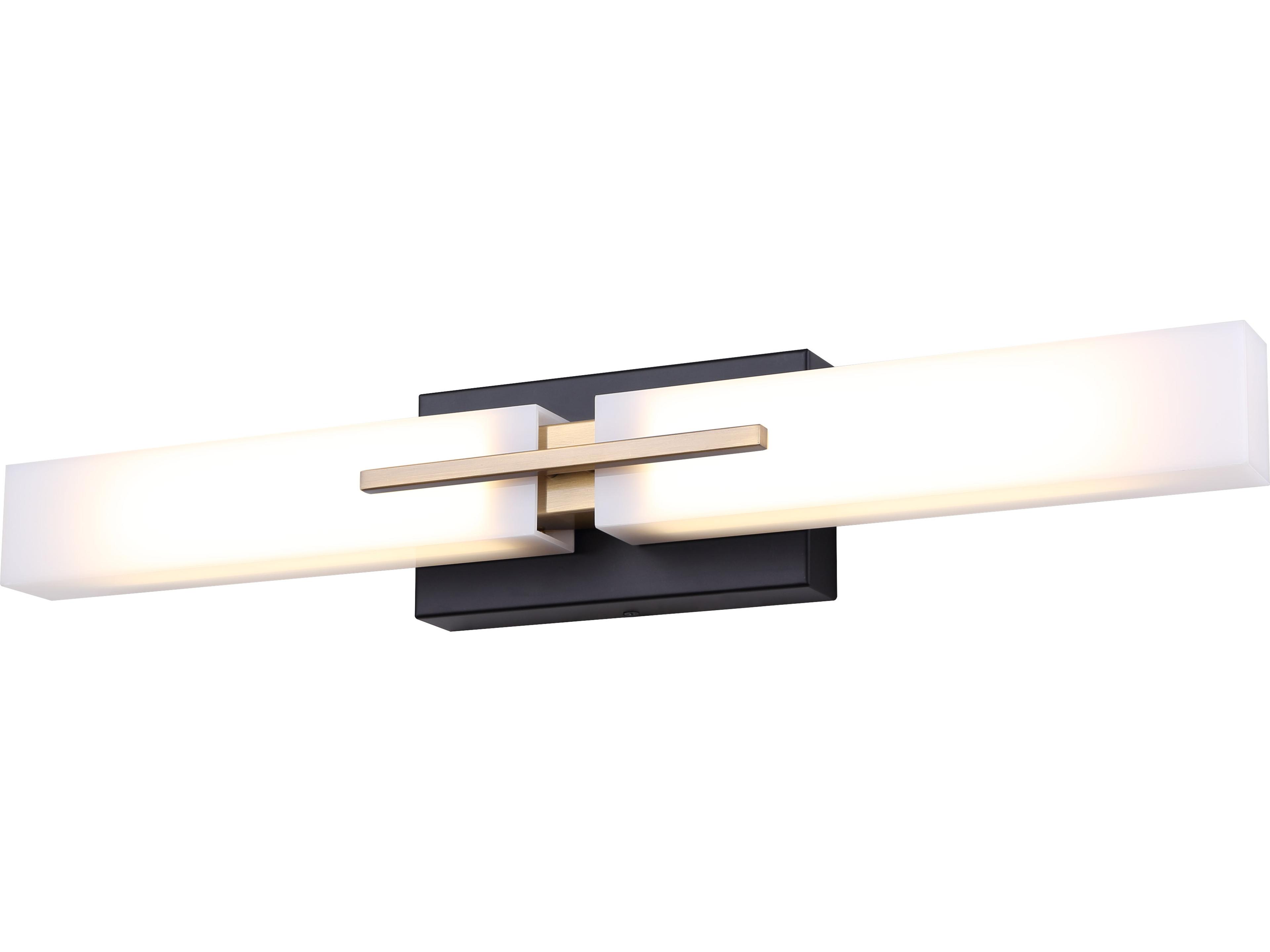 Hazel 2 -light Black LED Vanity Light