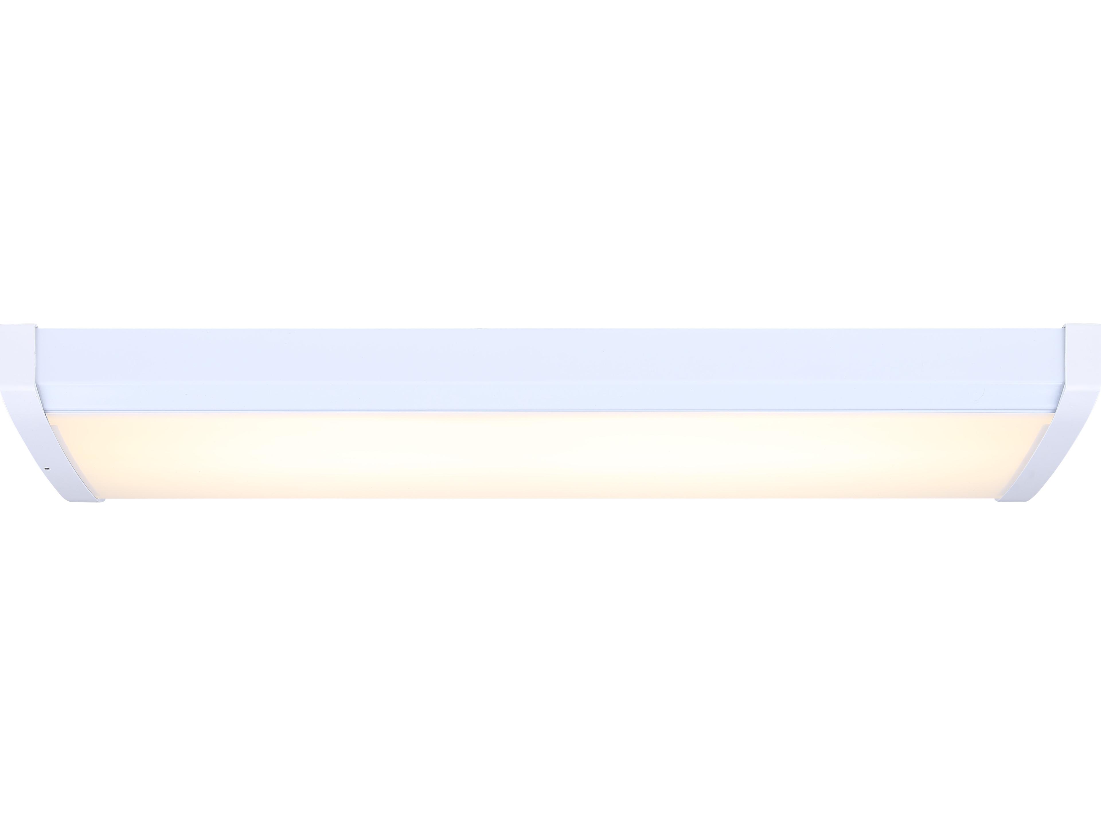 Led Utility White LED Linear Flush Mount