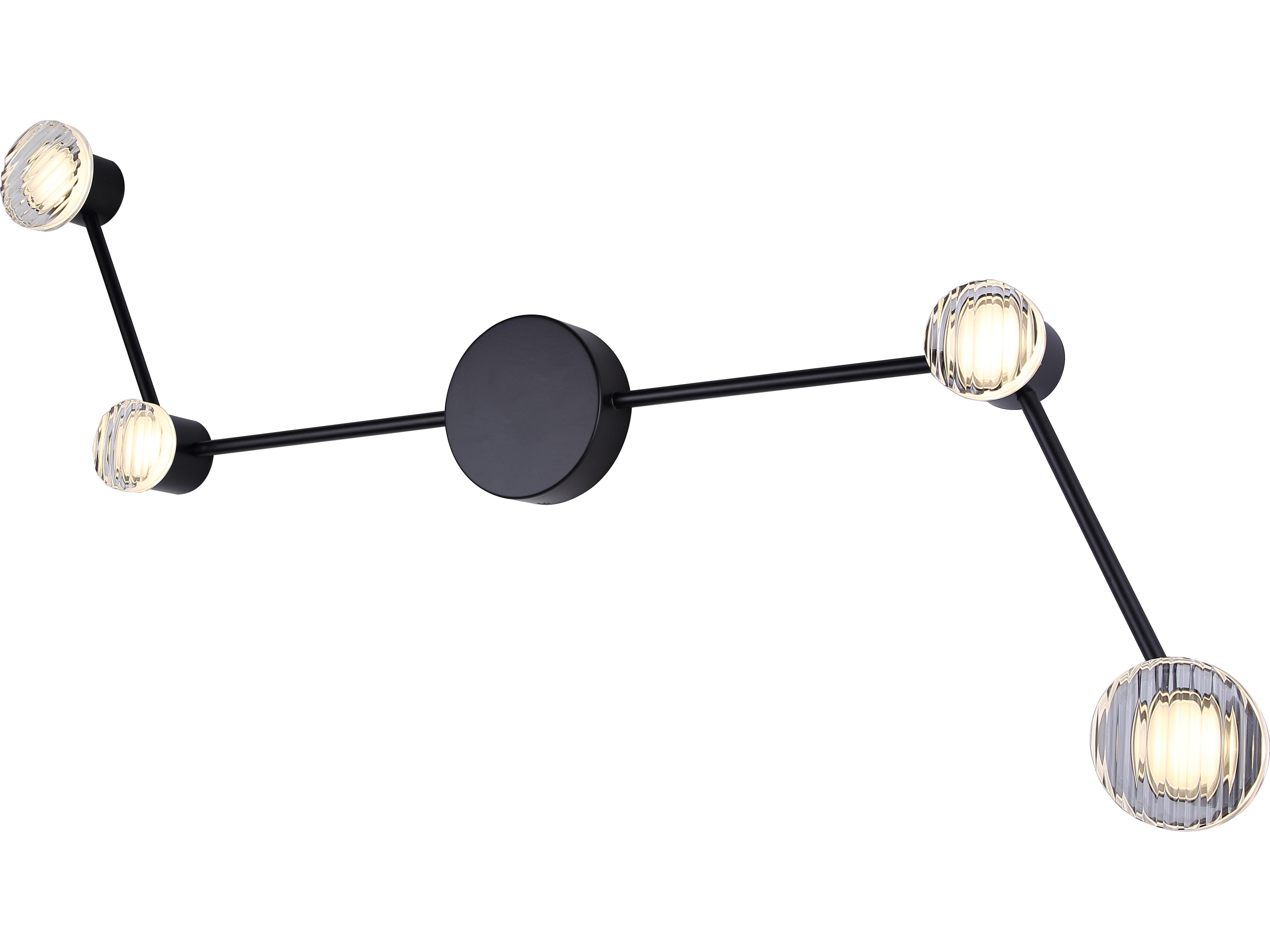 Vanya Black LED Wall Sconce