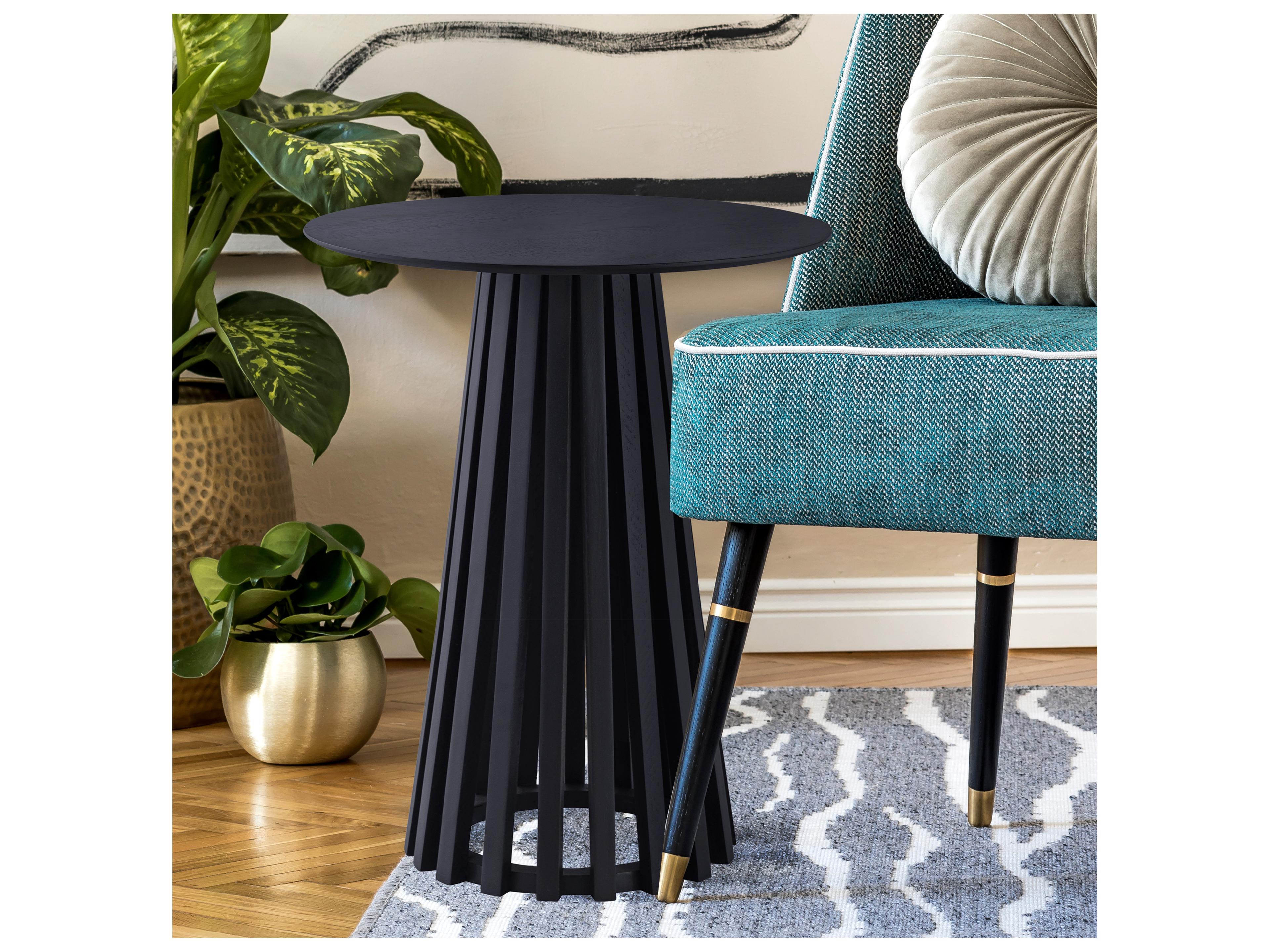 Canarm Lenan Round Wood Coffee Table