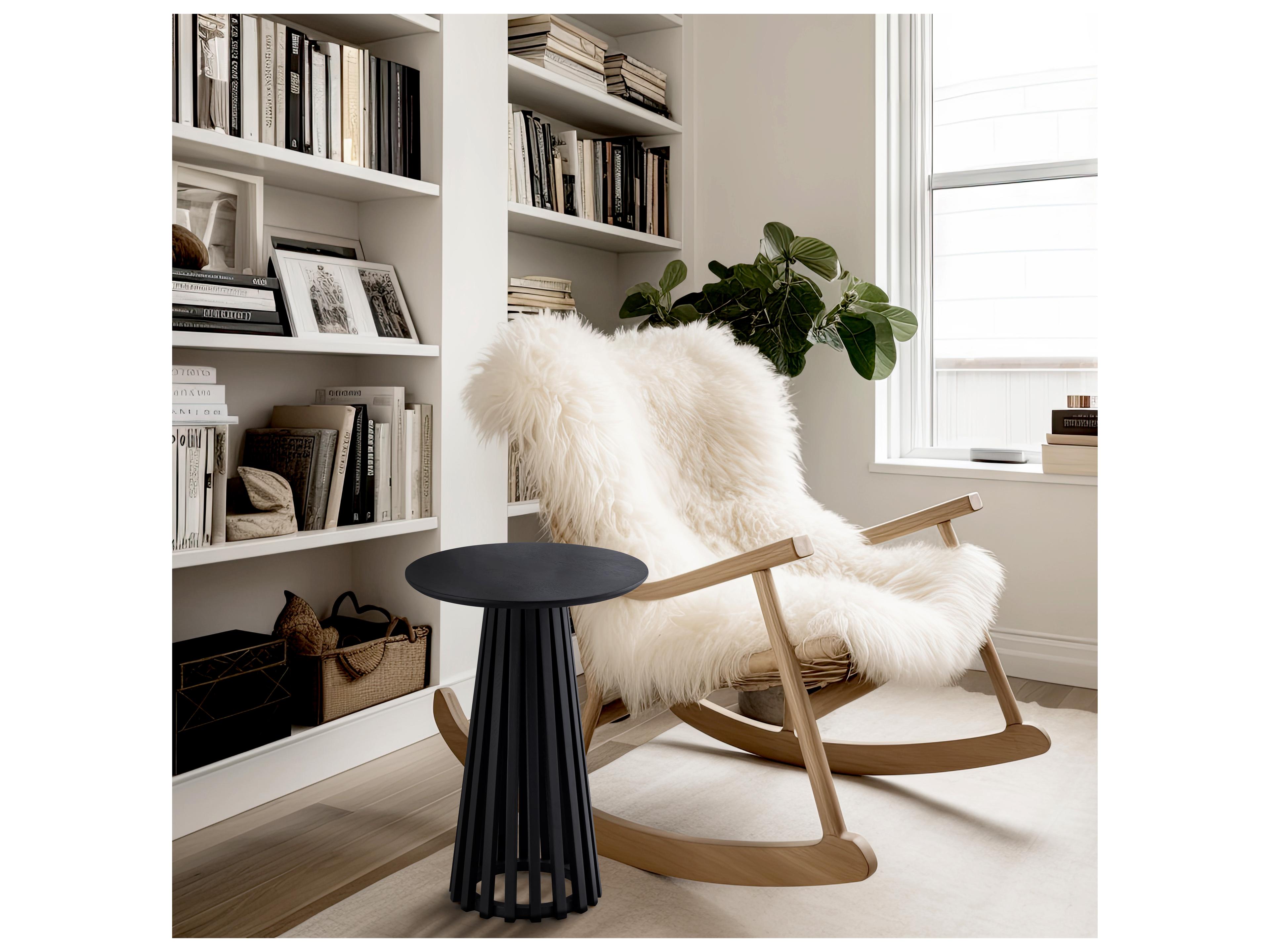 Canarm Lenan Round Wood Coffee Table