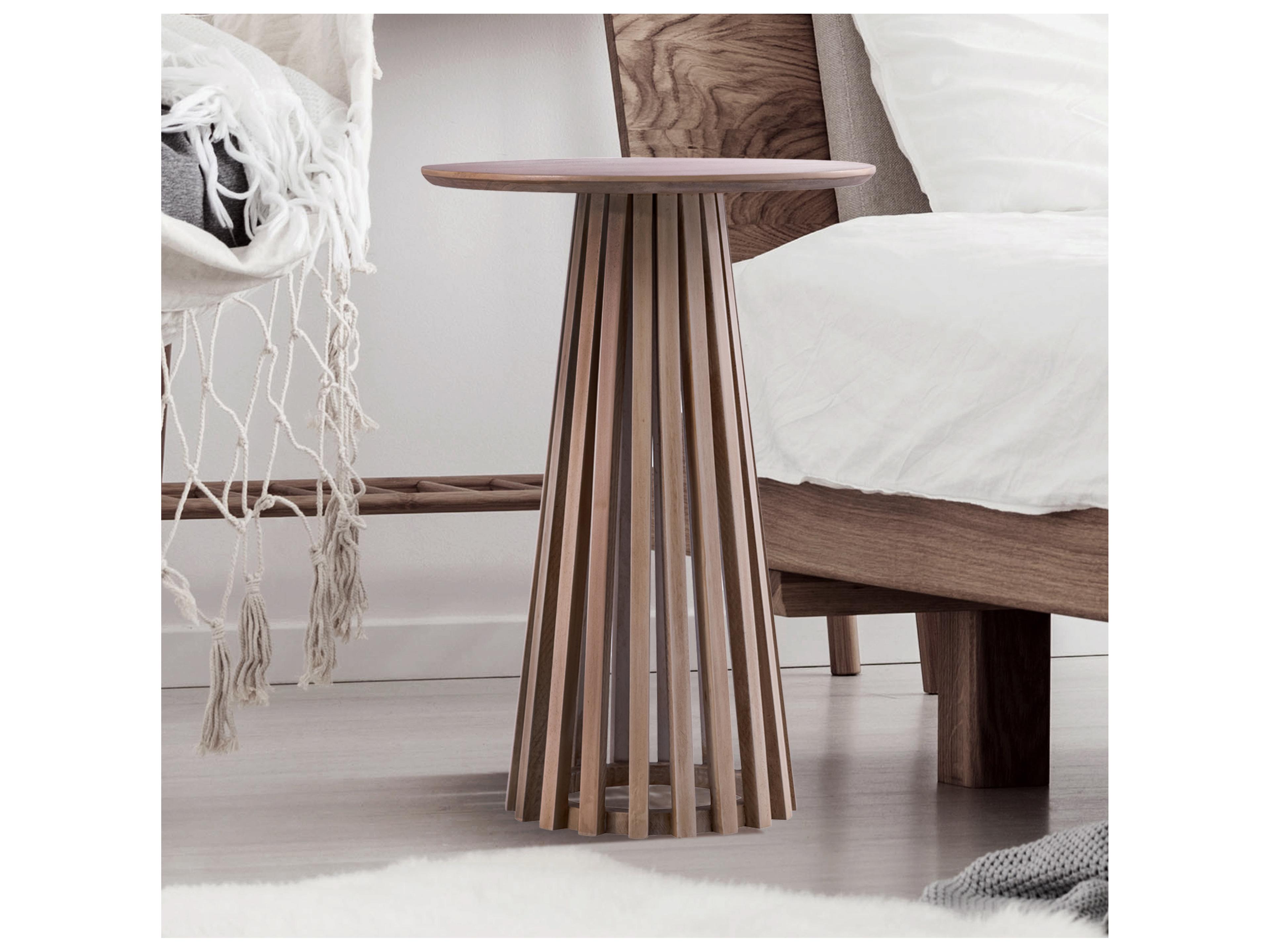 Canarm Lenan Round Wood Coffee Table