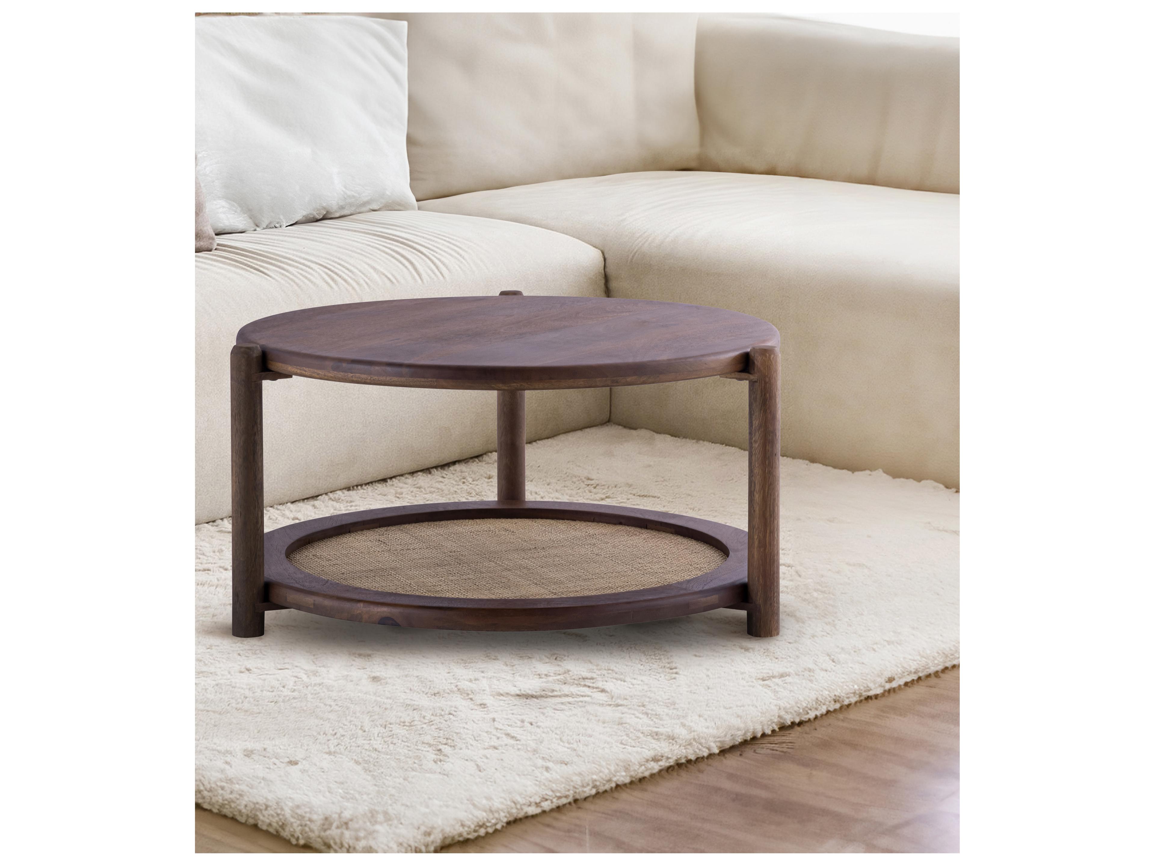 Canarm Garam Round Wood End Table