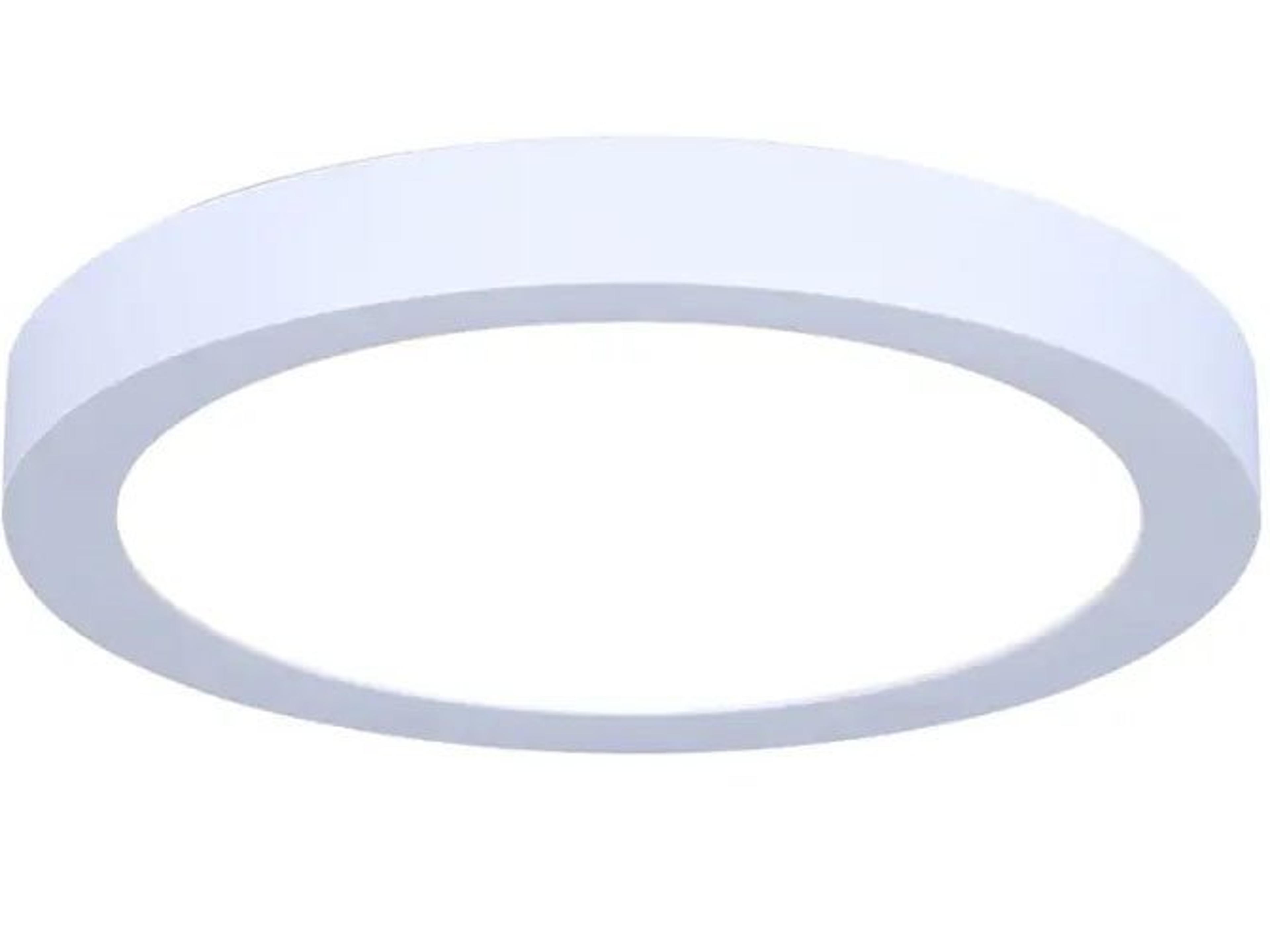 Smd712wh 1 -light White LED Round Flush Mount