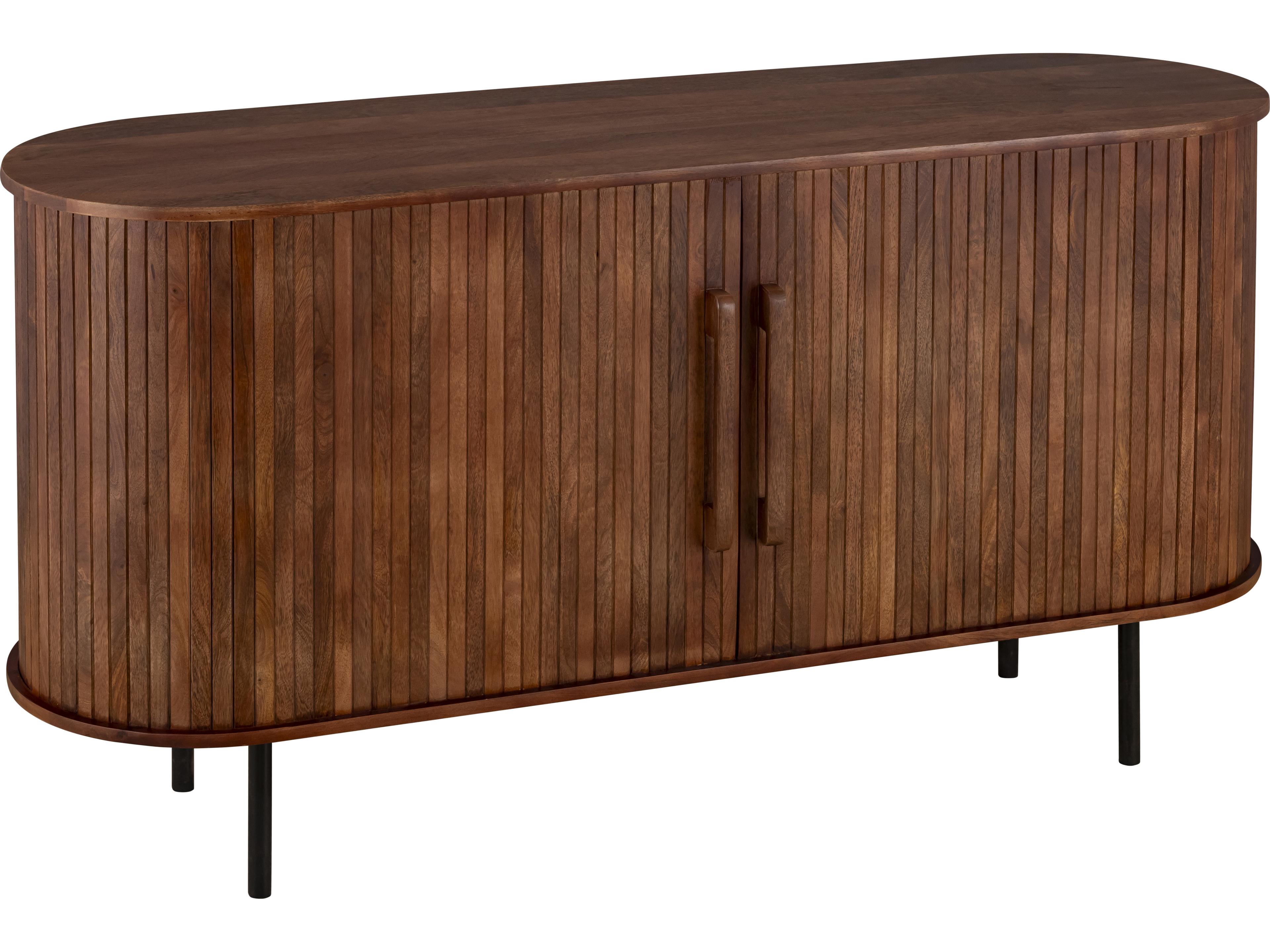 Elmhurst Oval Wood Console Table