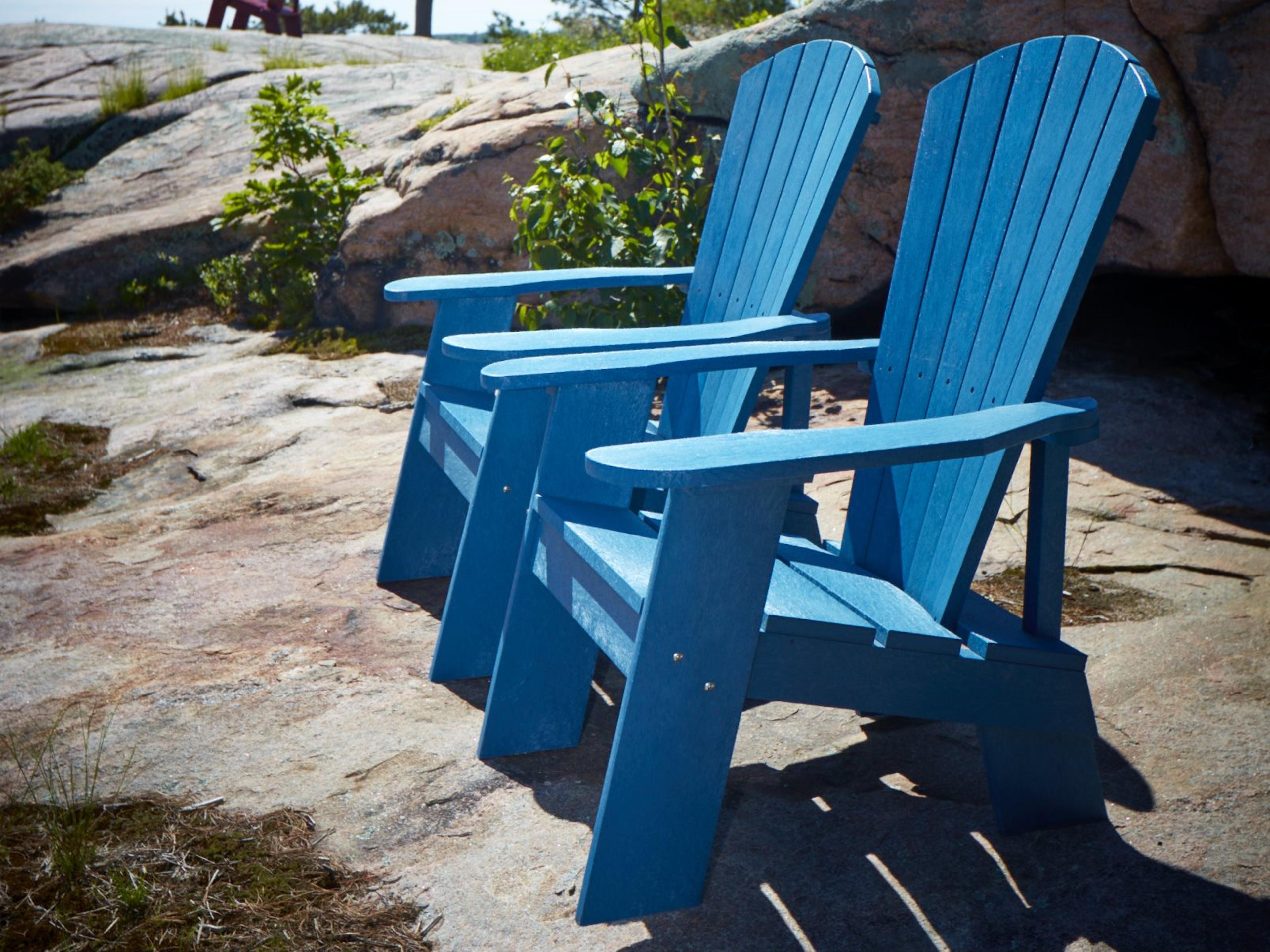 Capterra Casual Recycled Plastic Adirondack Set