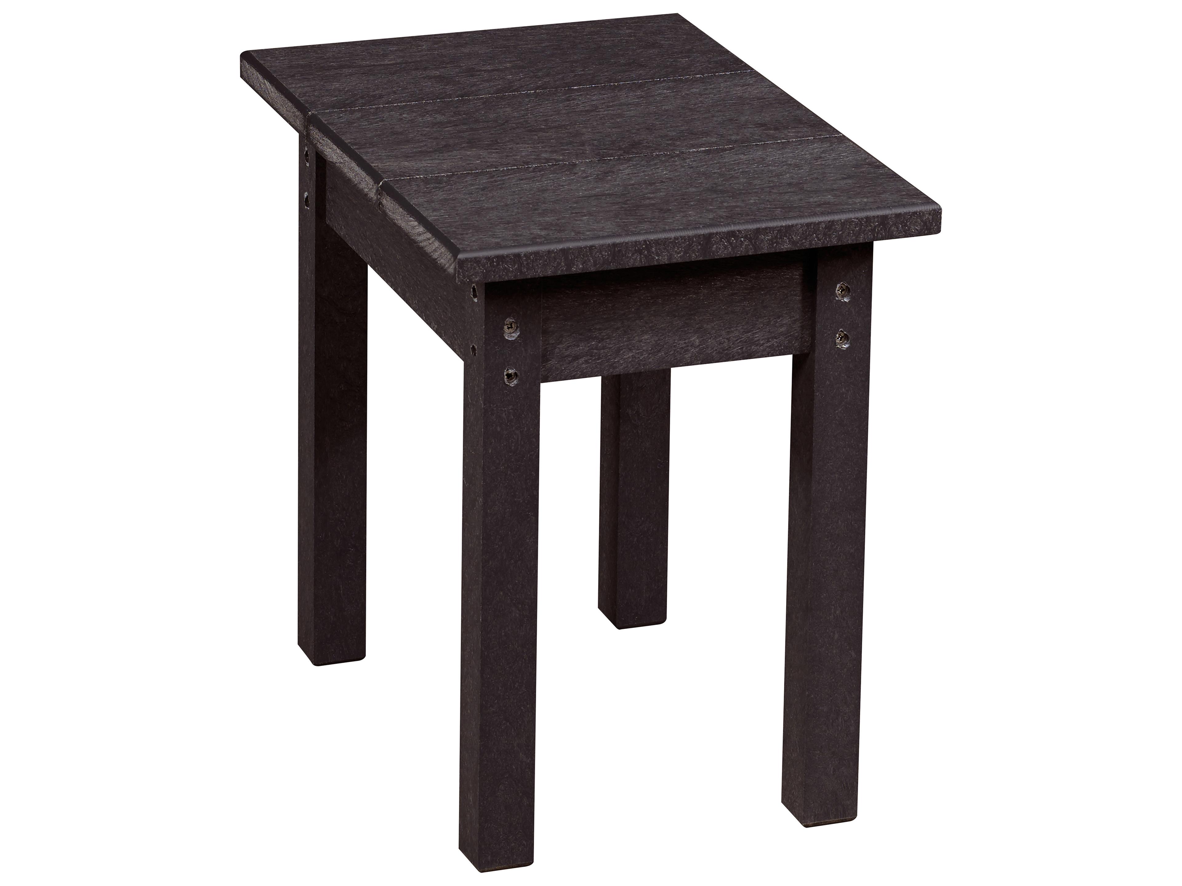 Capterra Casual Recycled Plastic Square Outdoor Patio End Table