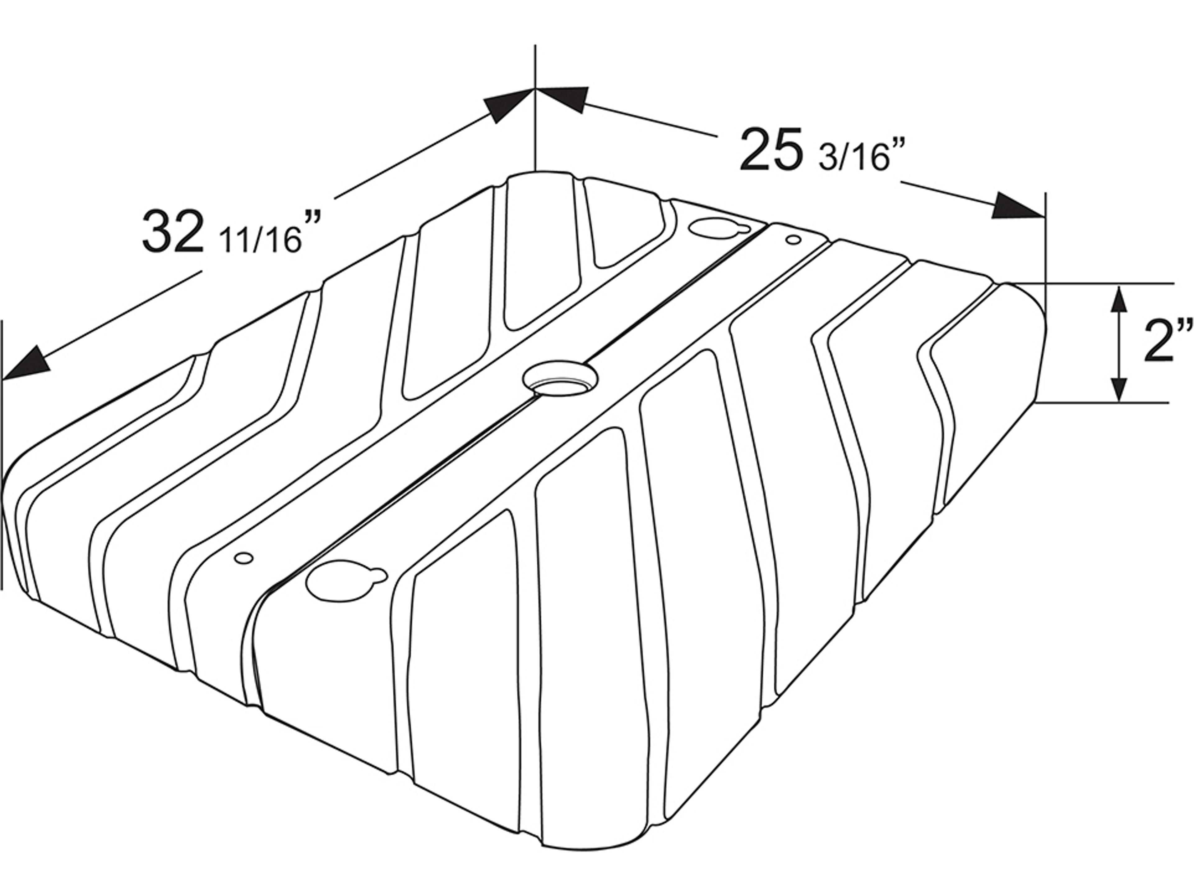 California Umbrella Quick Ship Resin 2 Section Fillable Umbrella Base