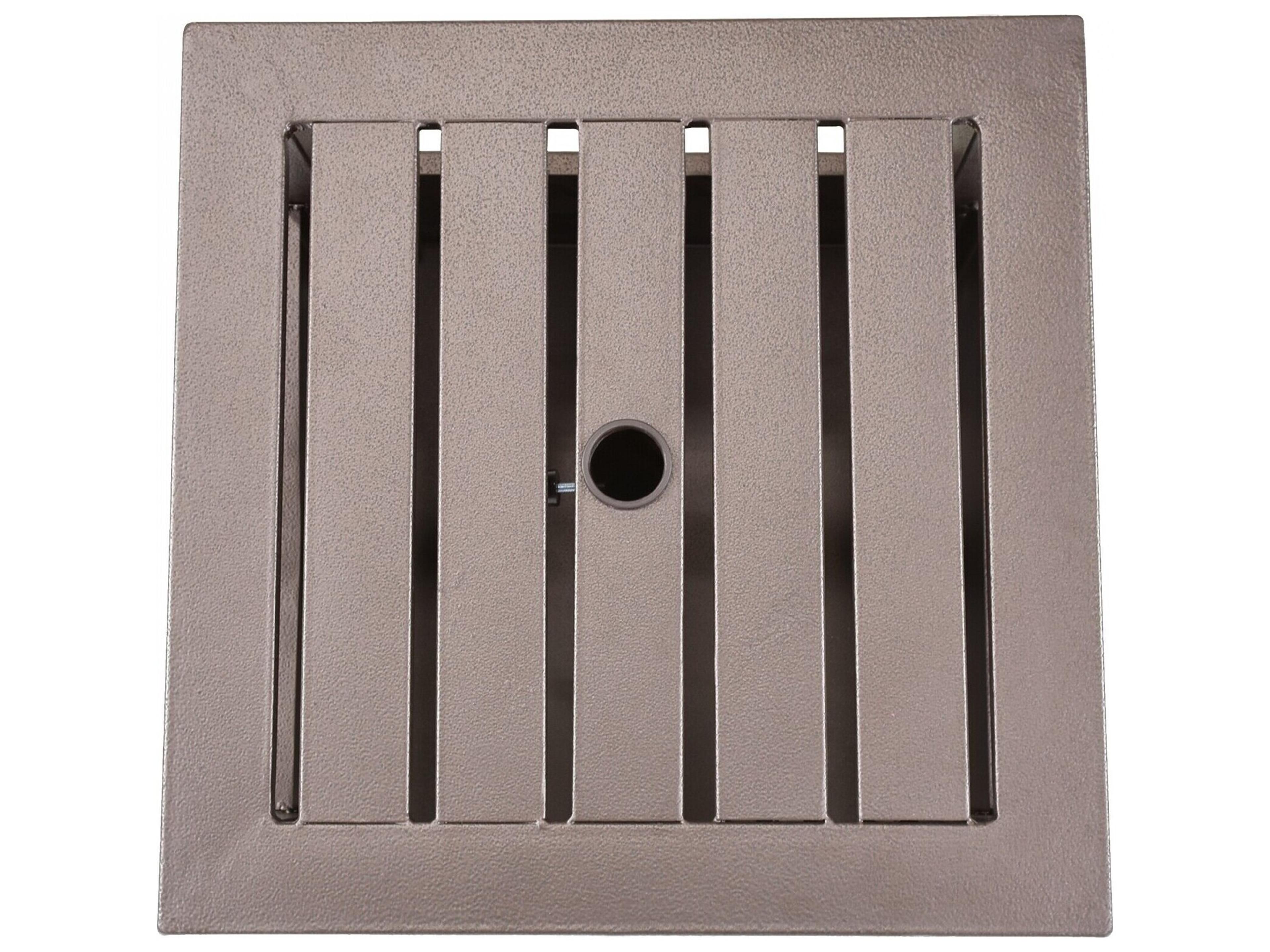 California Umbrella Quick Ship Sunmaster Series Square Umbrella Patio Side Table