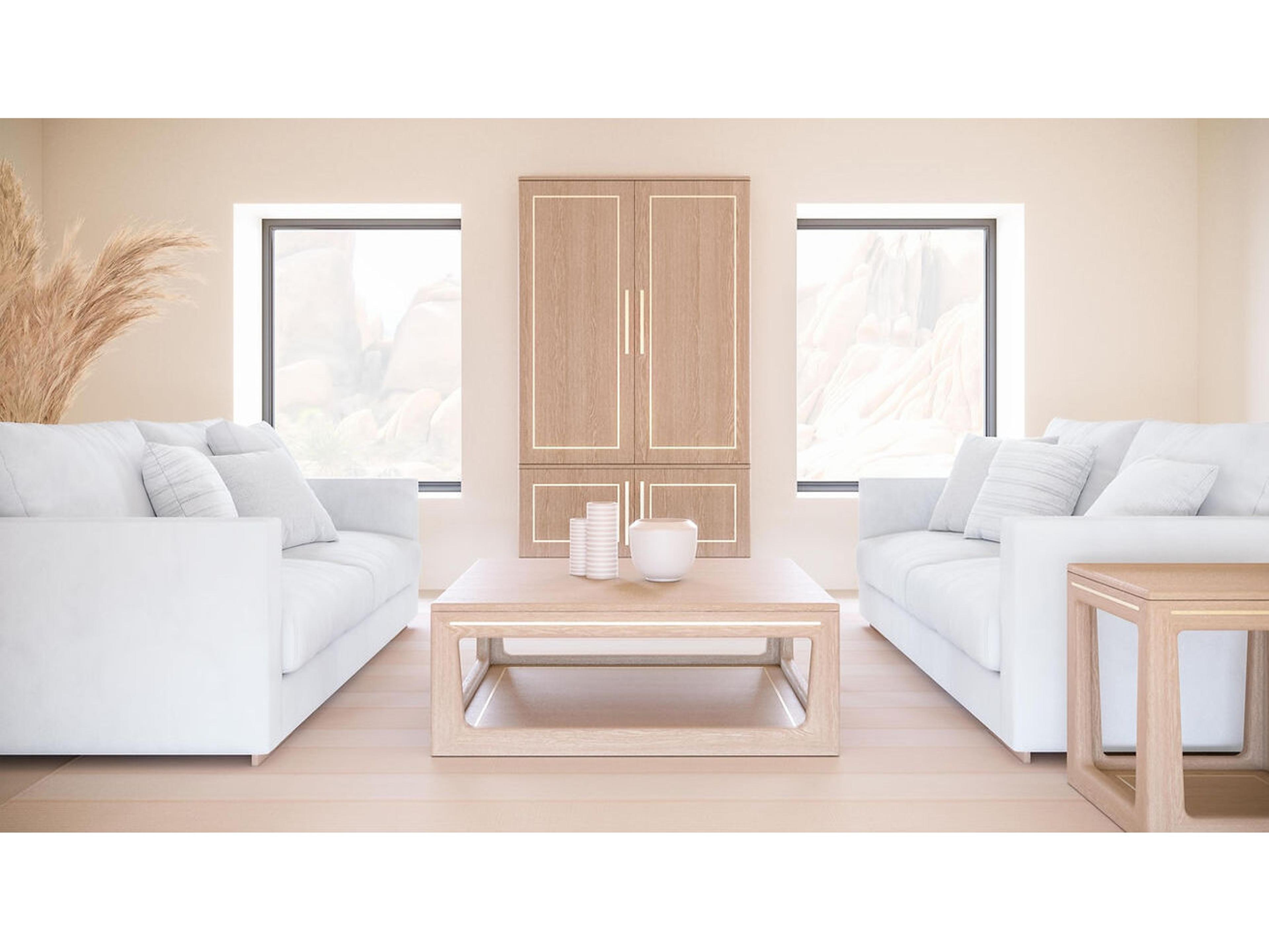 Case & Canvas Angelo Square Wood Coffee Table