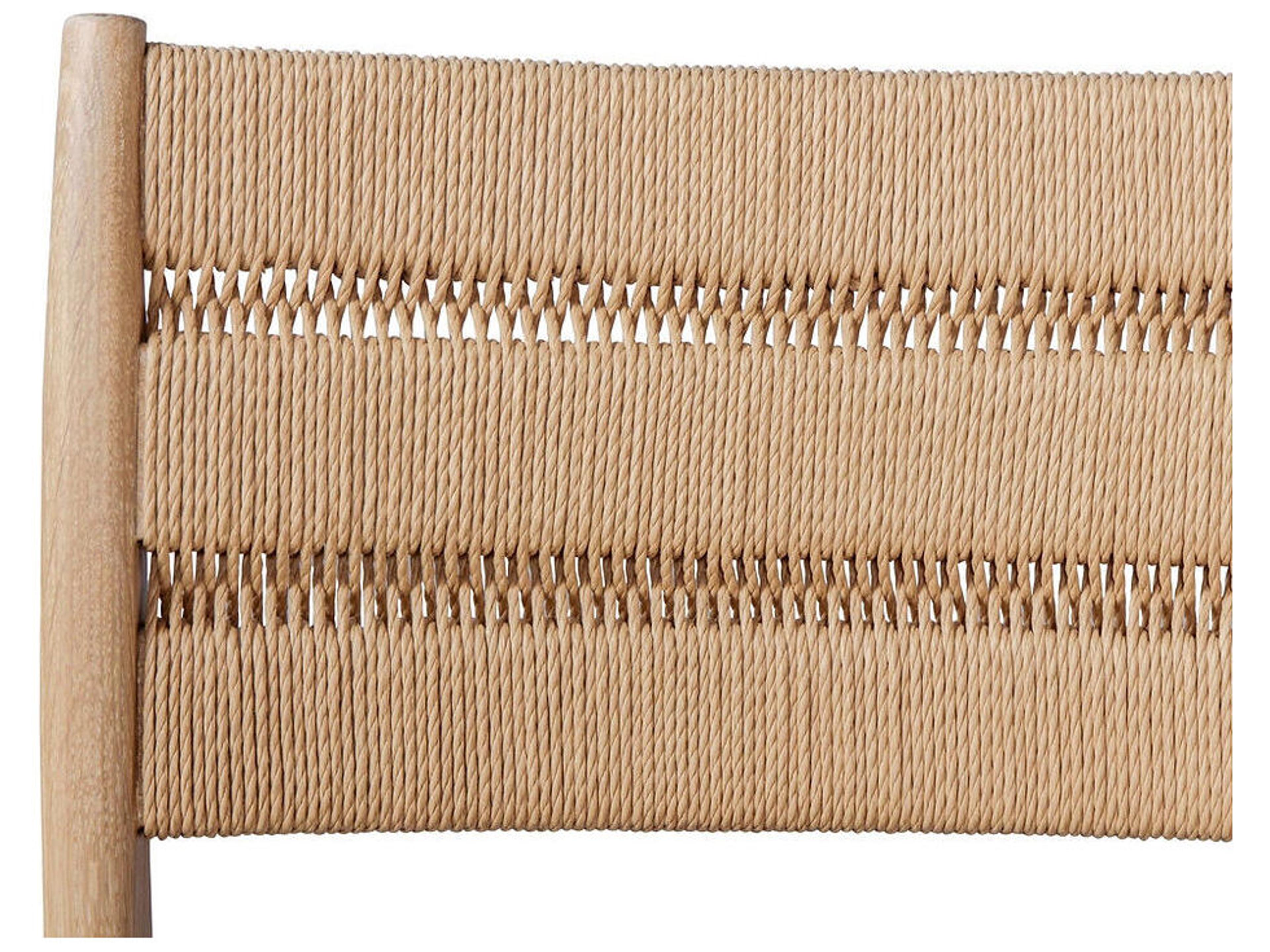 Case & Canvas Angelo Oak Wood Side Dining Chair