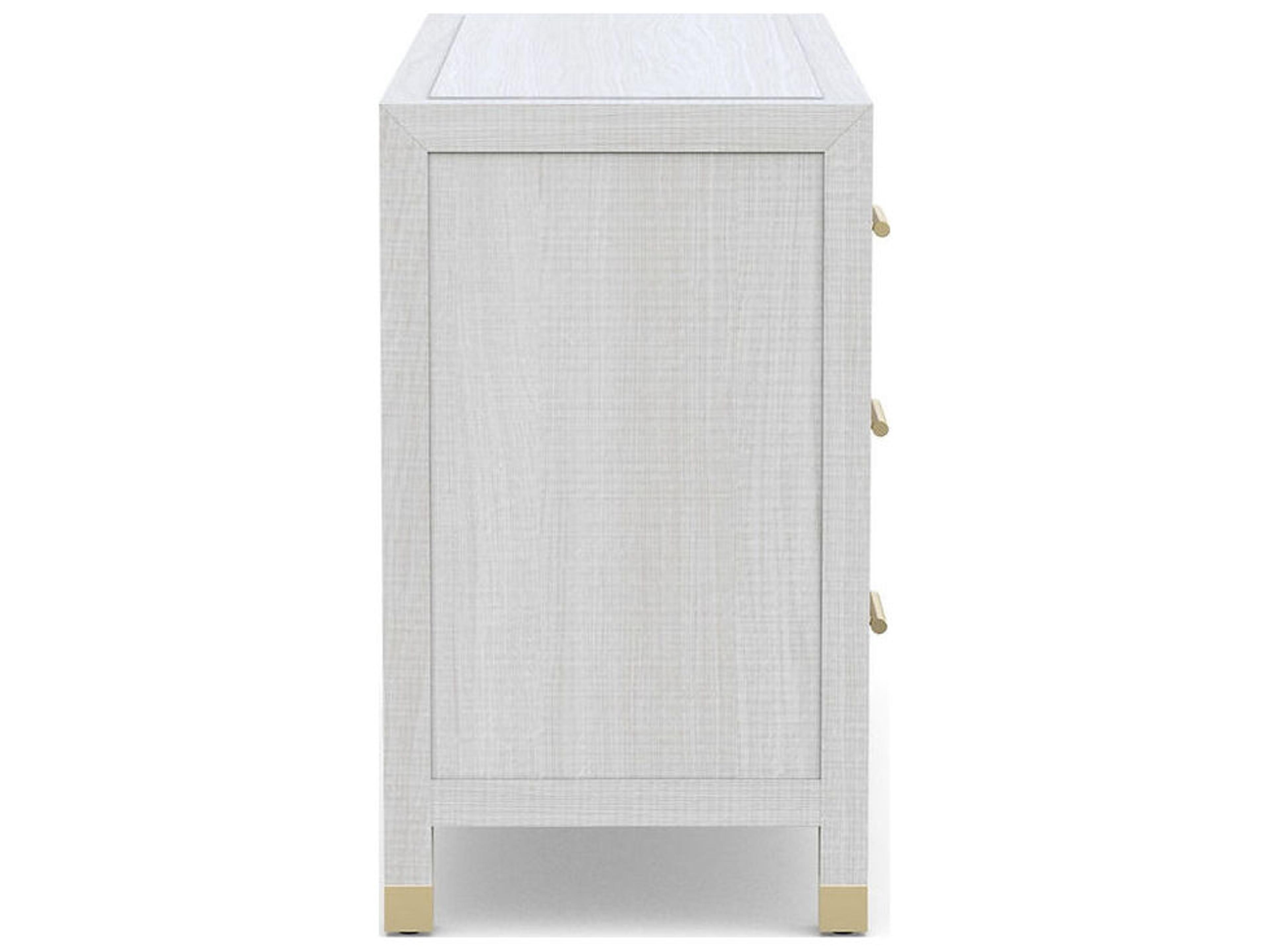 Case & Canvas Corpus 4-Drawers Beach White Poplar Wood Dresser