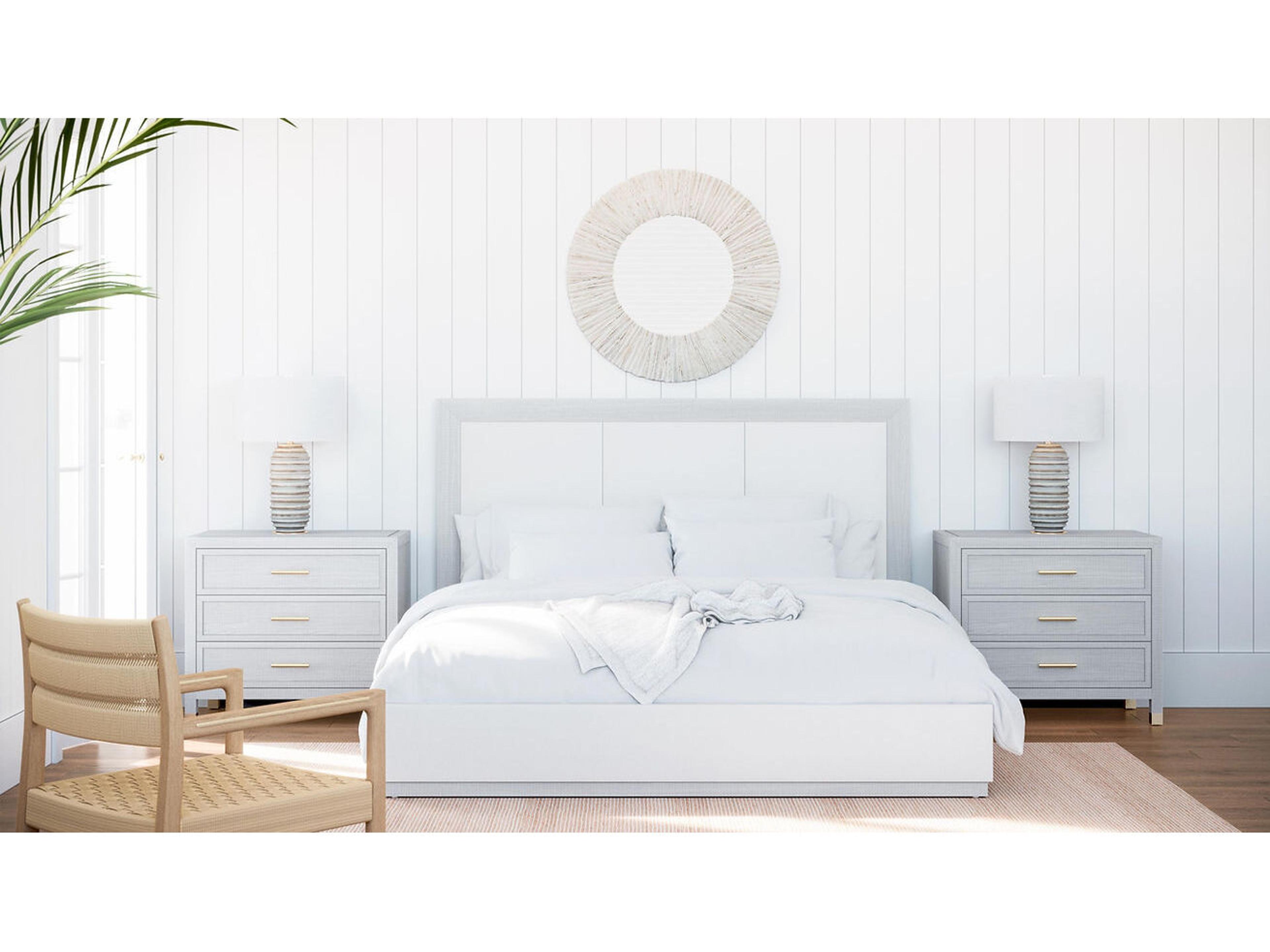 Case & Canvas Corpus White Poplar Wood Queen Platform Bed