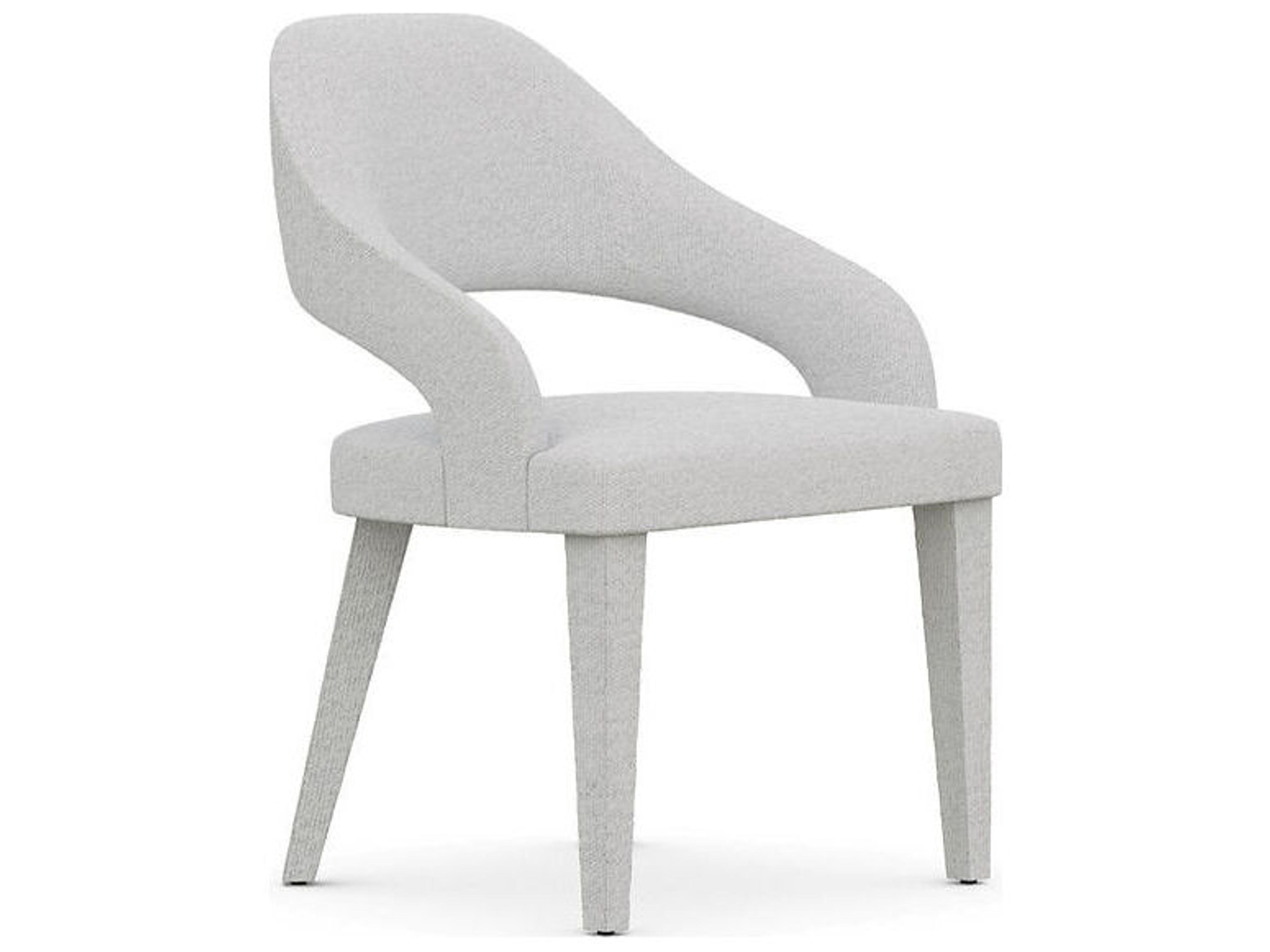 Dayton Birch Wood Gray Upholstered Side Dining Chair