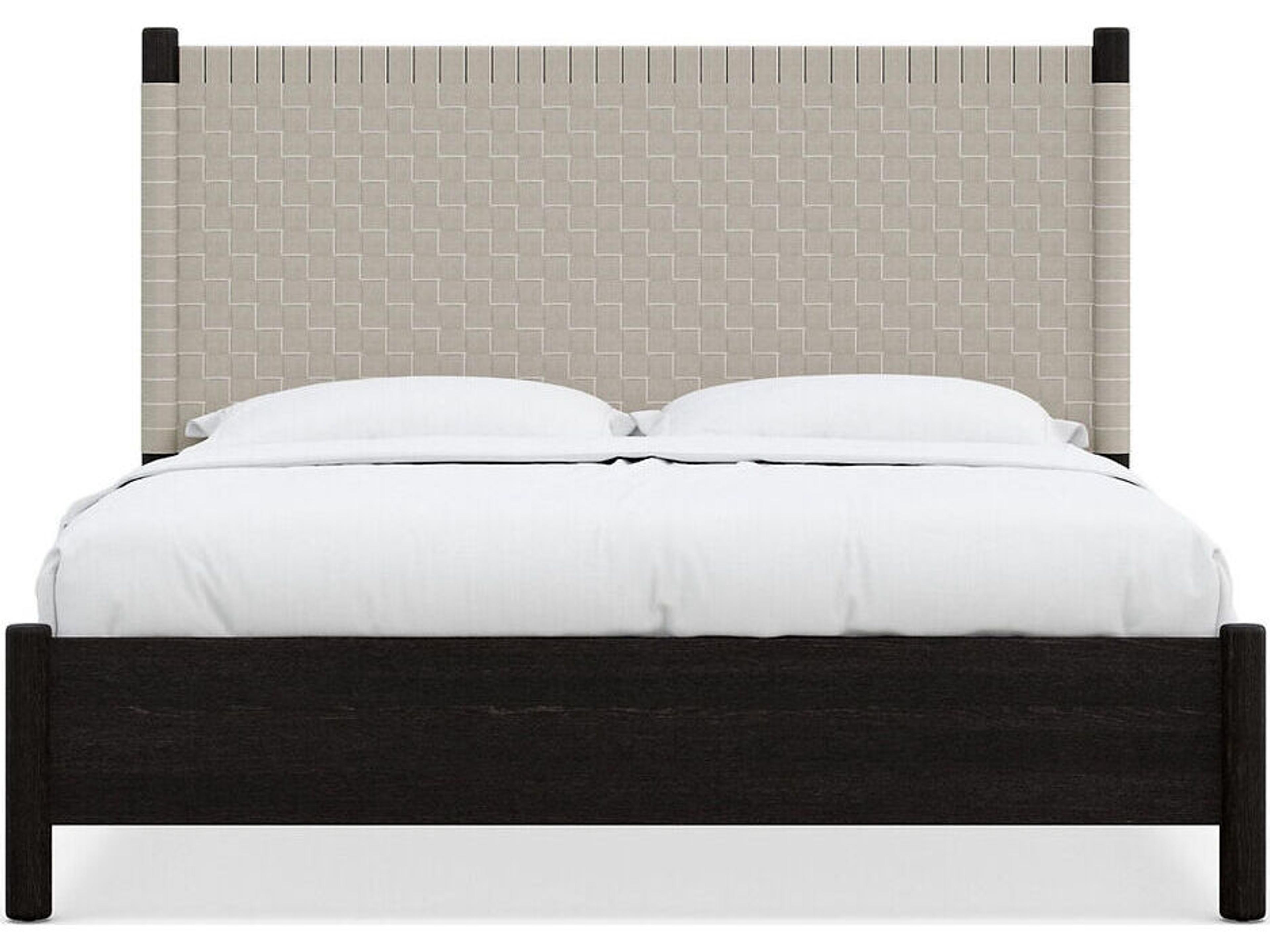 Case & Canvas Marfa Black Oak Wood King Platform Bed