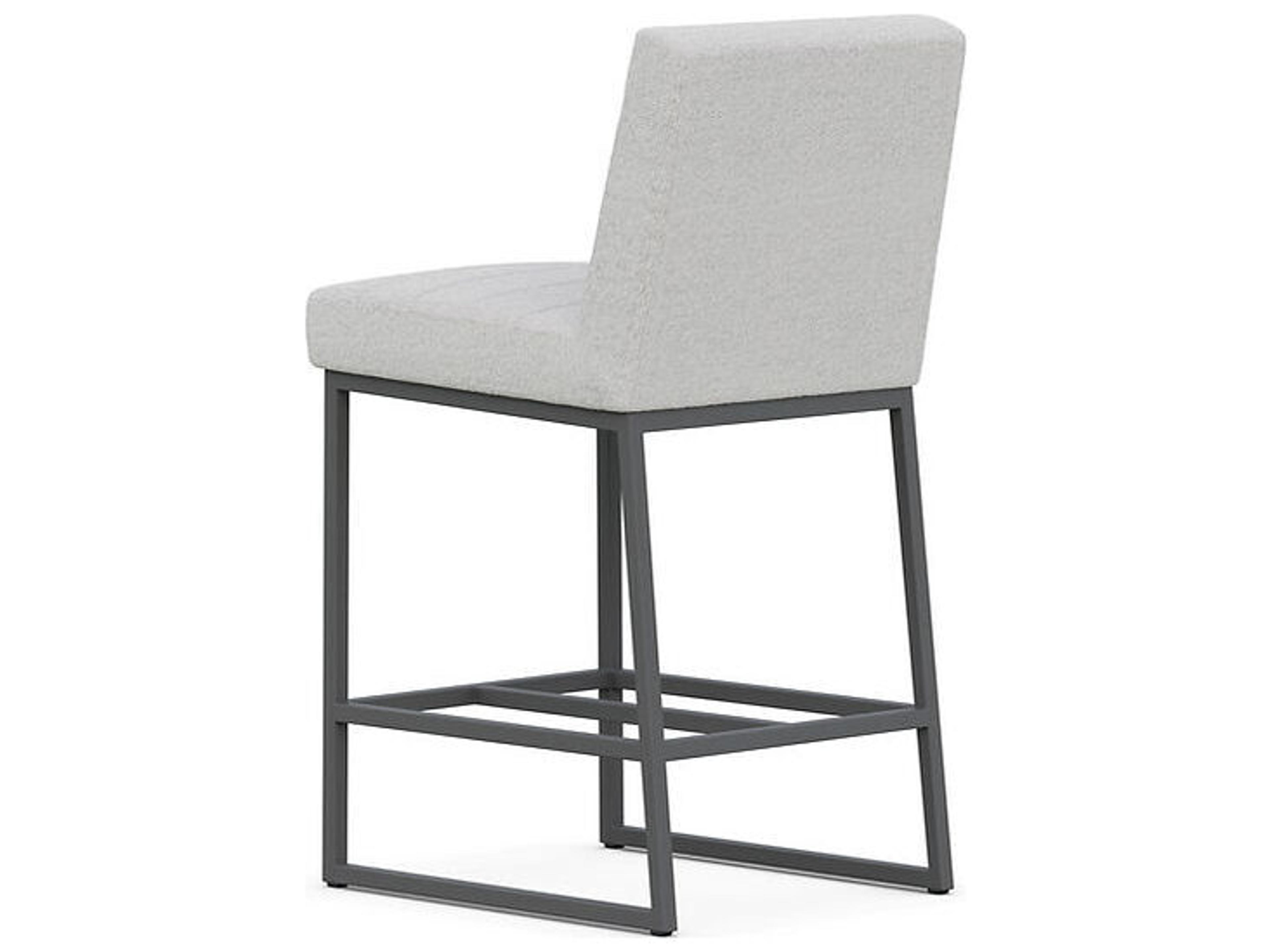 Case & Canvas Mason Upholstered Ply Wood Counter Stool