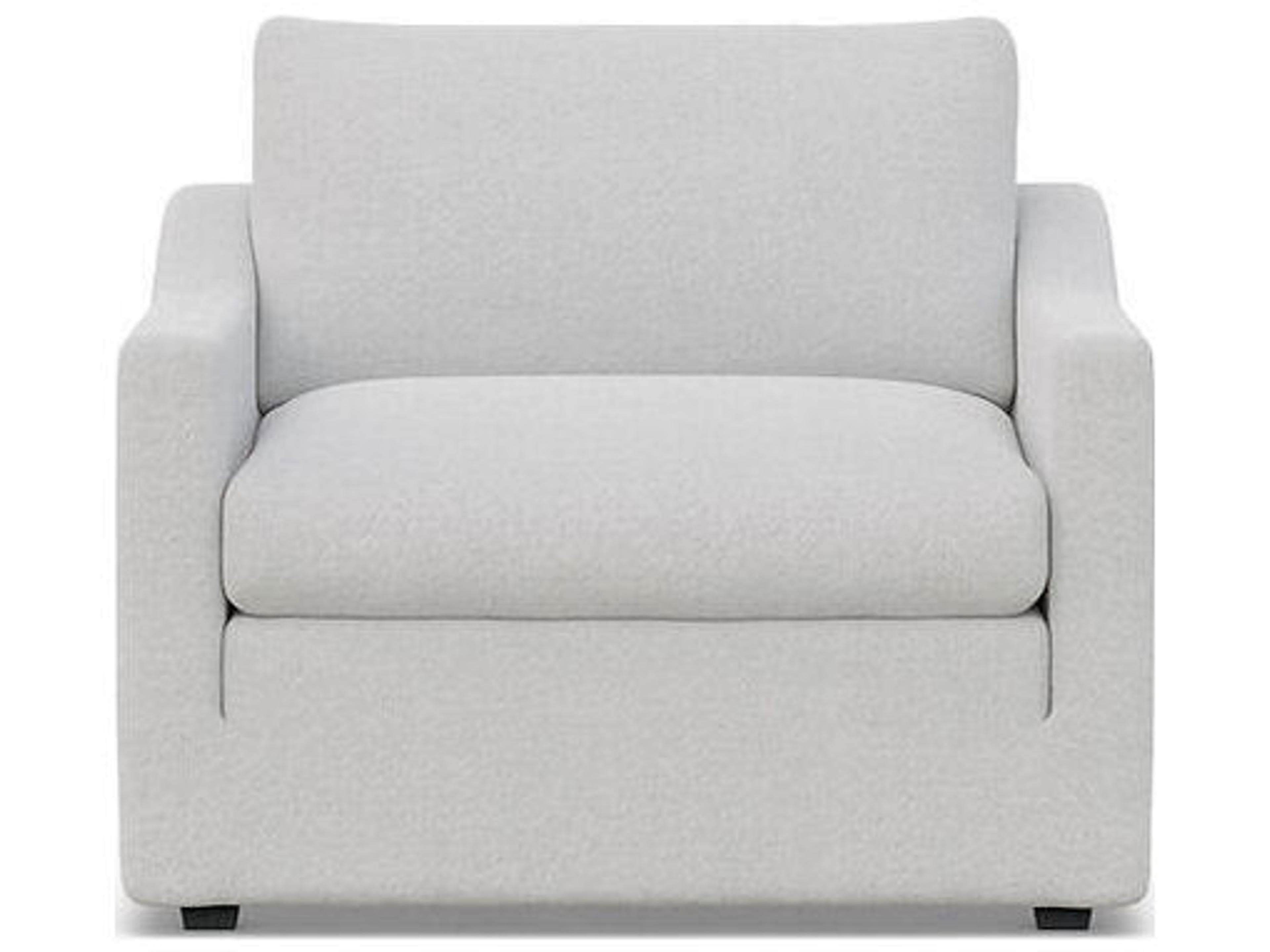 Case & Canvas Travis Gray Fabric Accent Chair