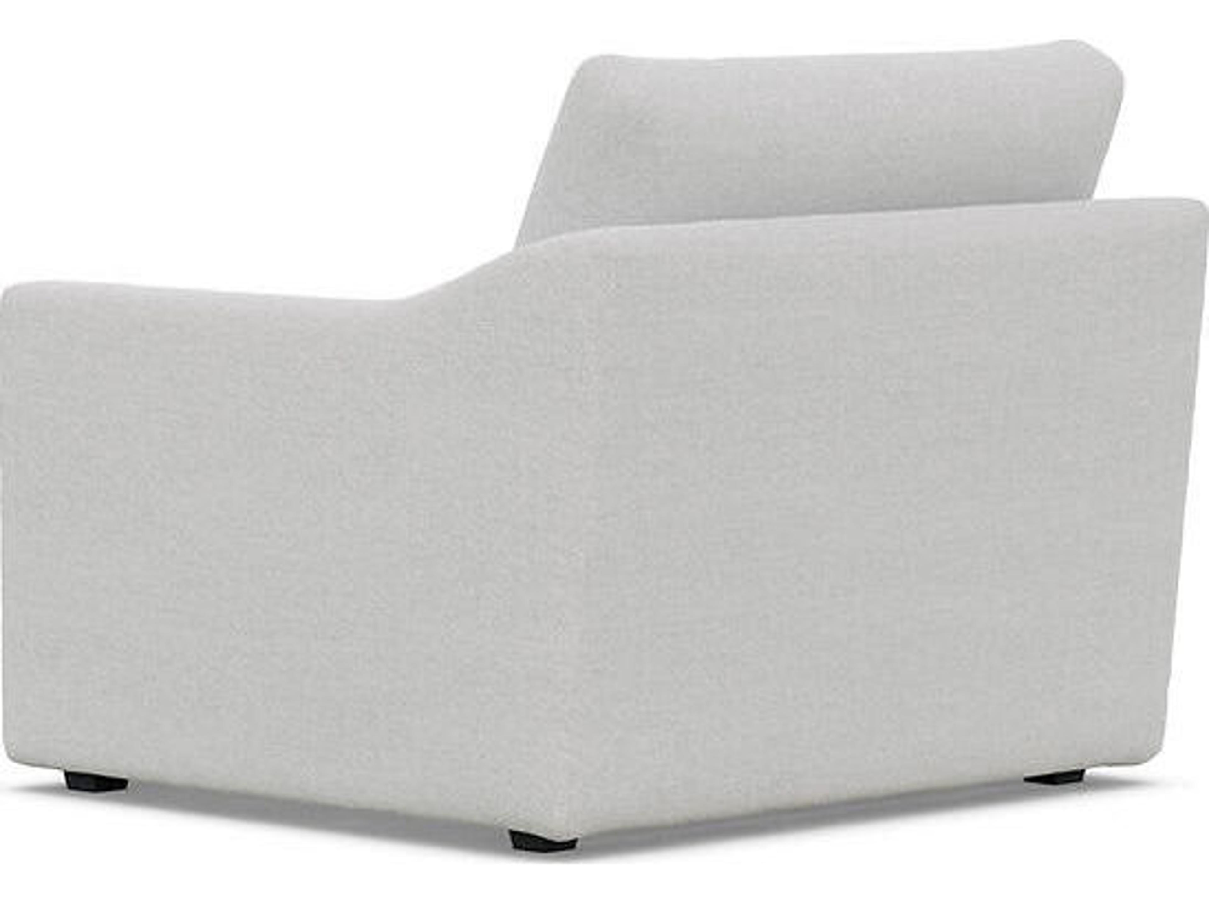 Case & Canvas Travis Gray Fabric Accent Chair