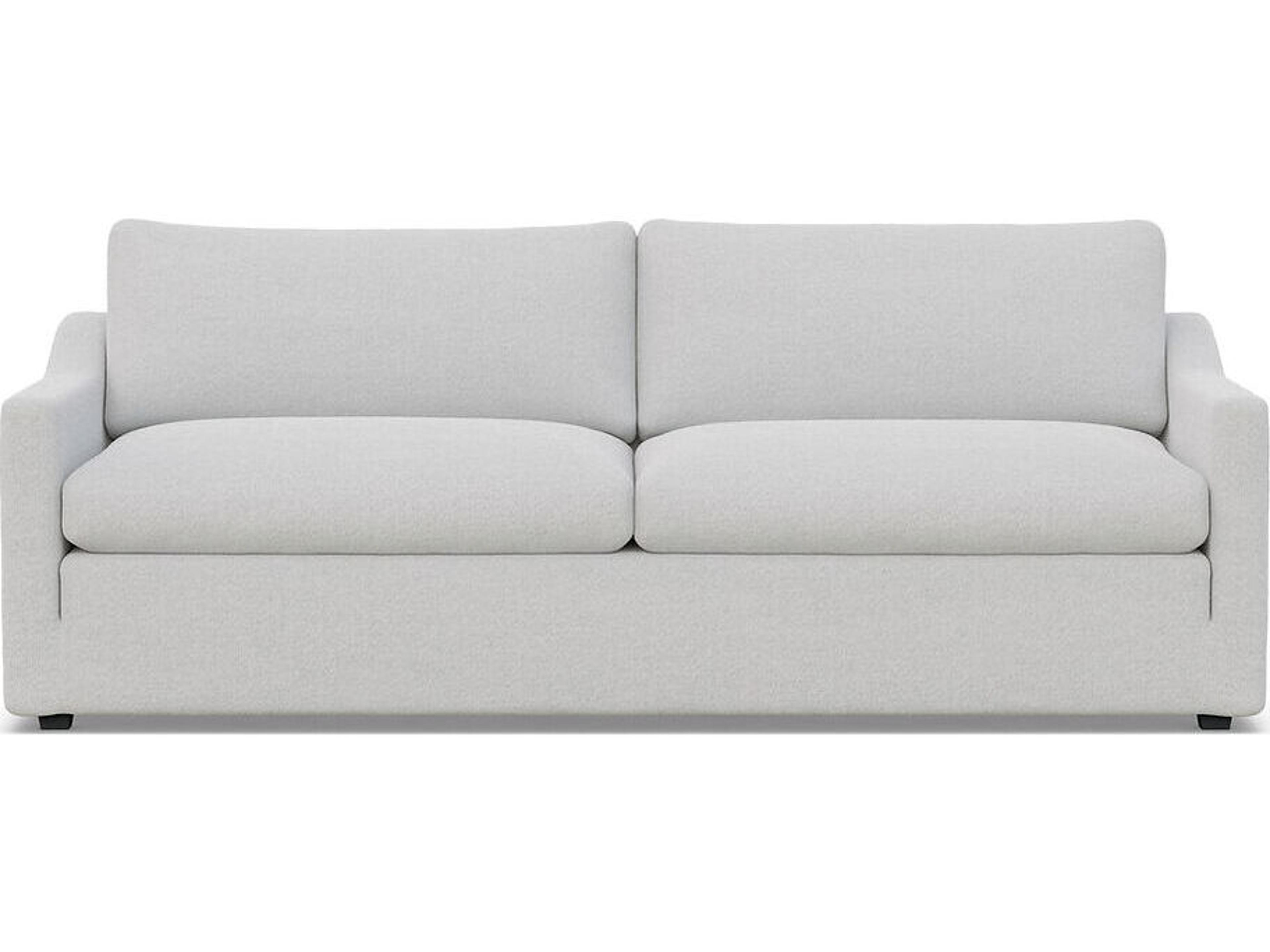 Case & Canvas Travis Gray Upholstered Sofa