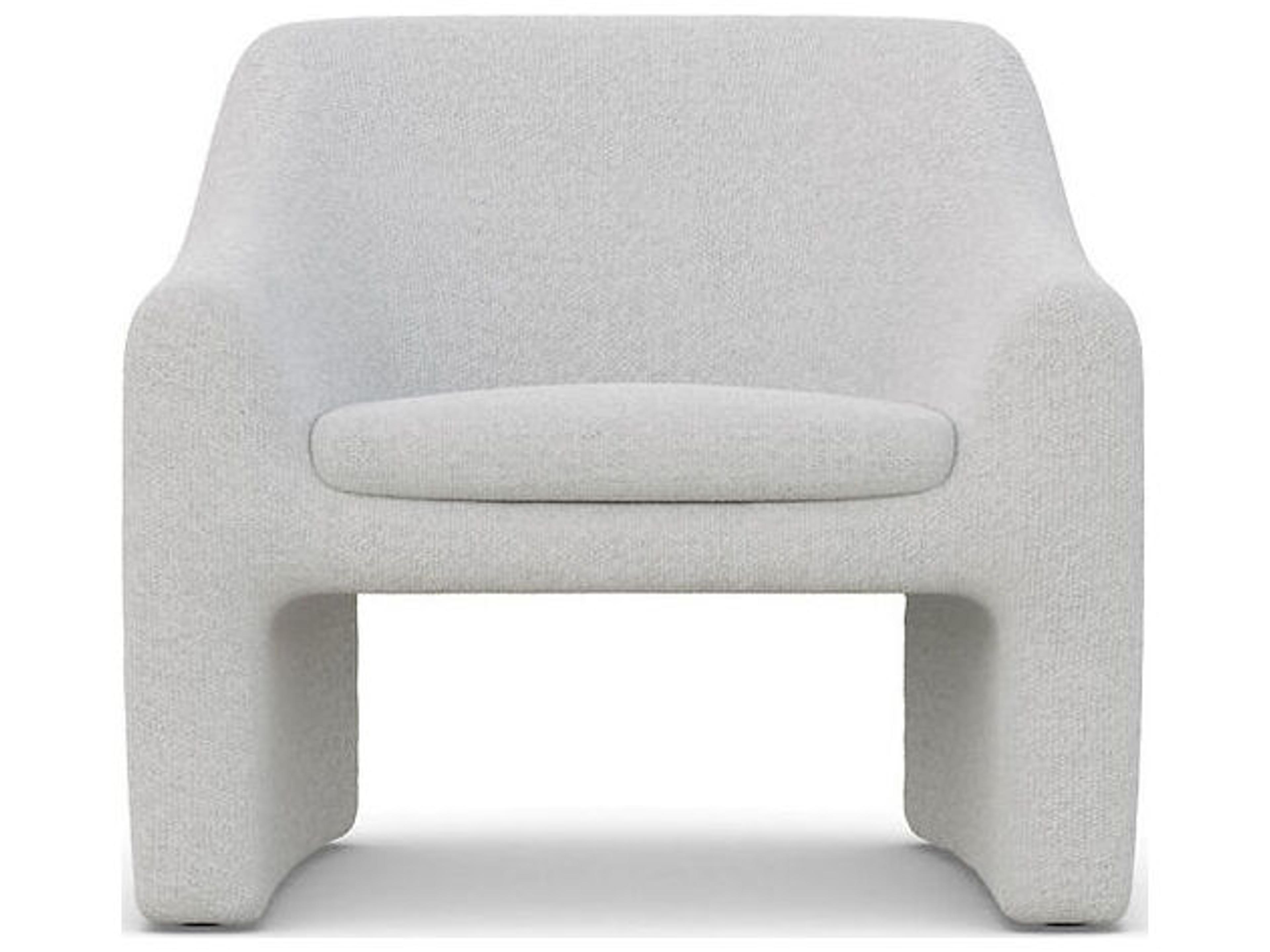 Case & Canvas Wimberley Gray Fabric Accent Chair