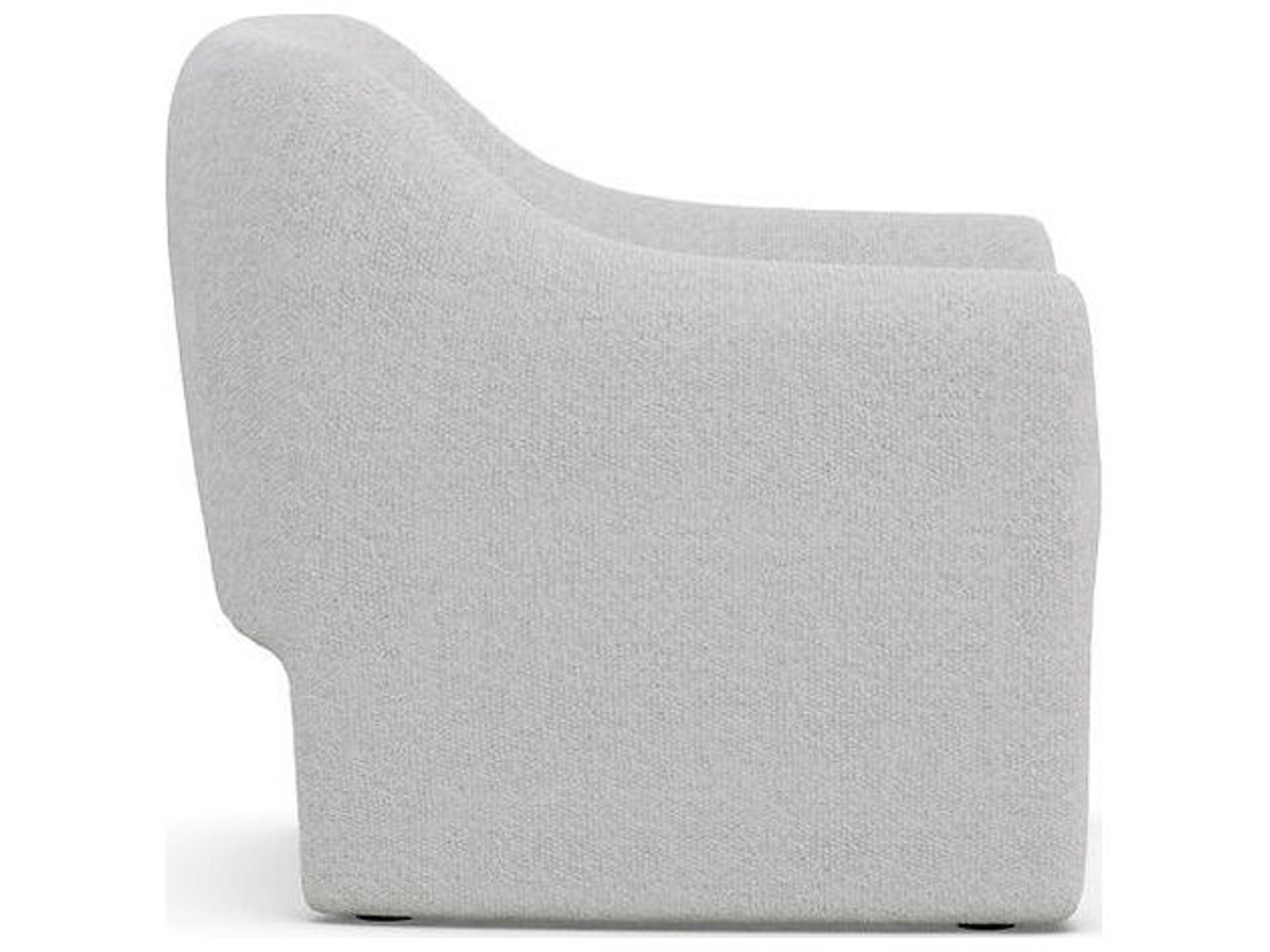 Case & Canvas Wimberley Gray Fabric Accent Chair