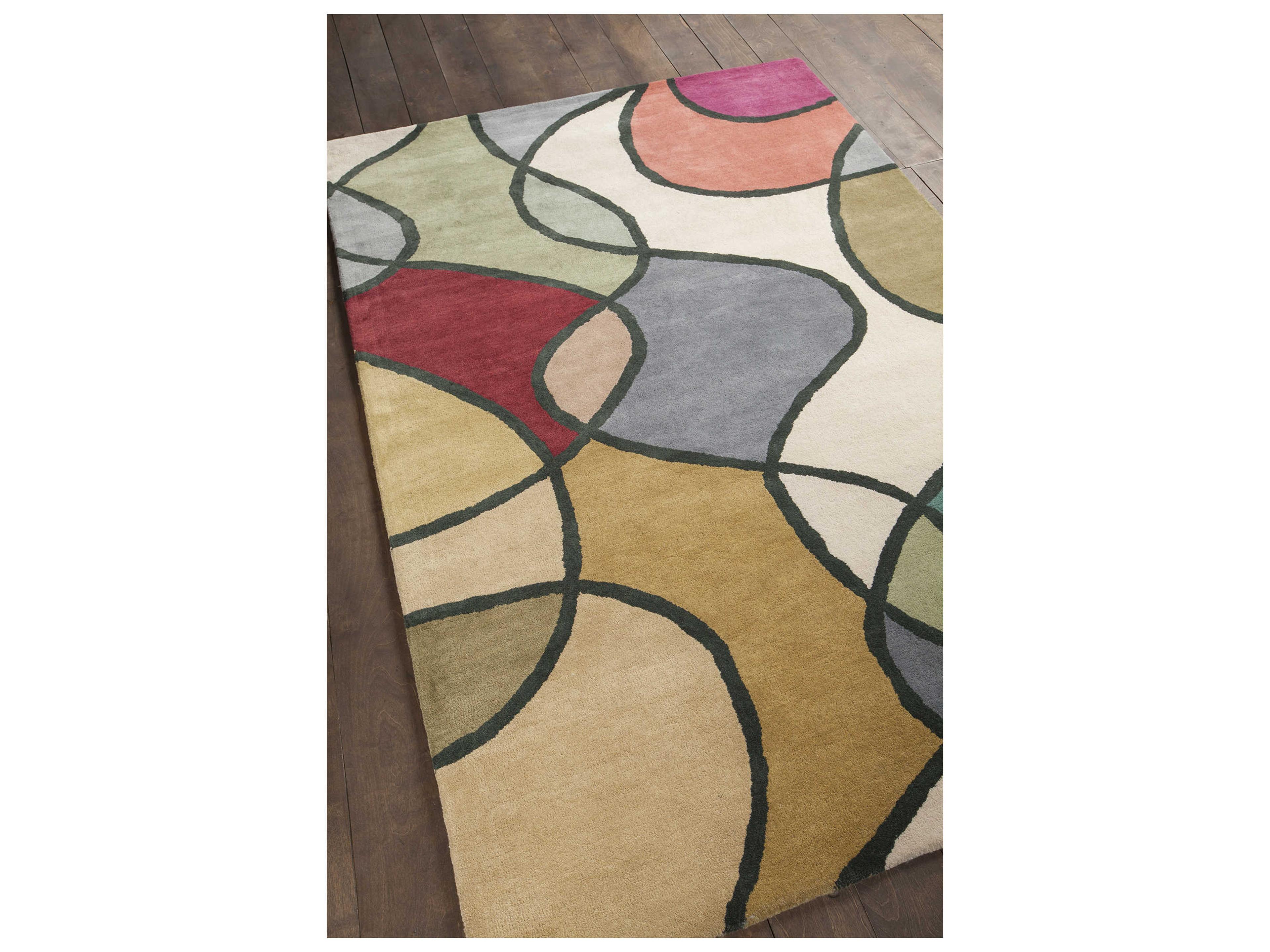 Chandra Bense Garza Geometric Area Rug