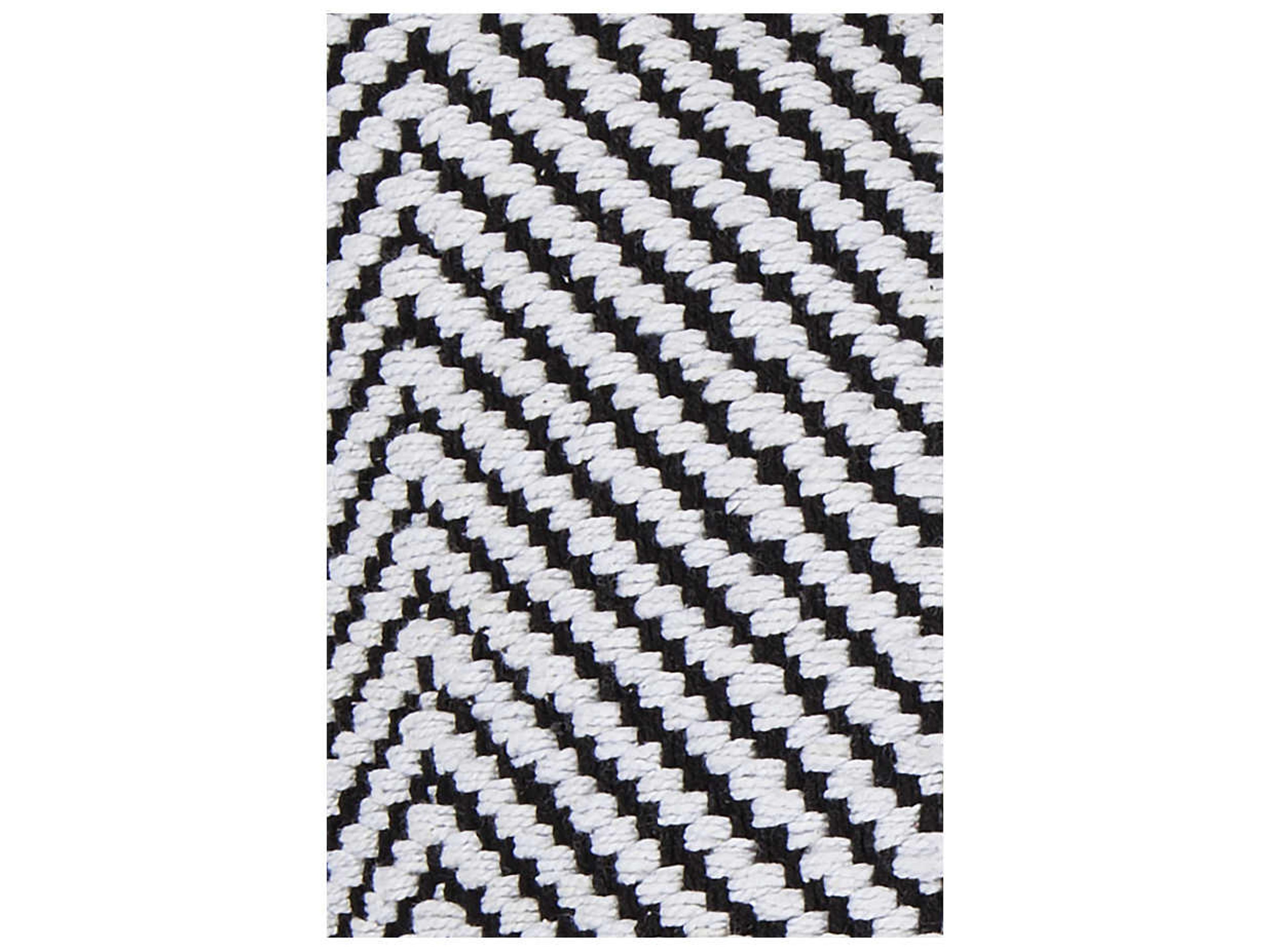 Chandra White Black Pillow