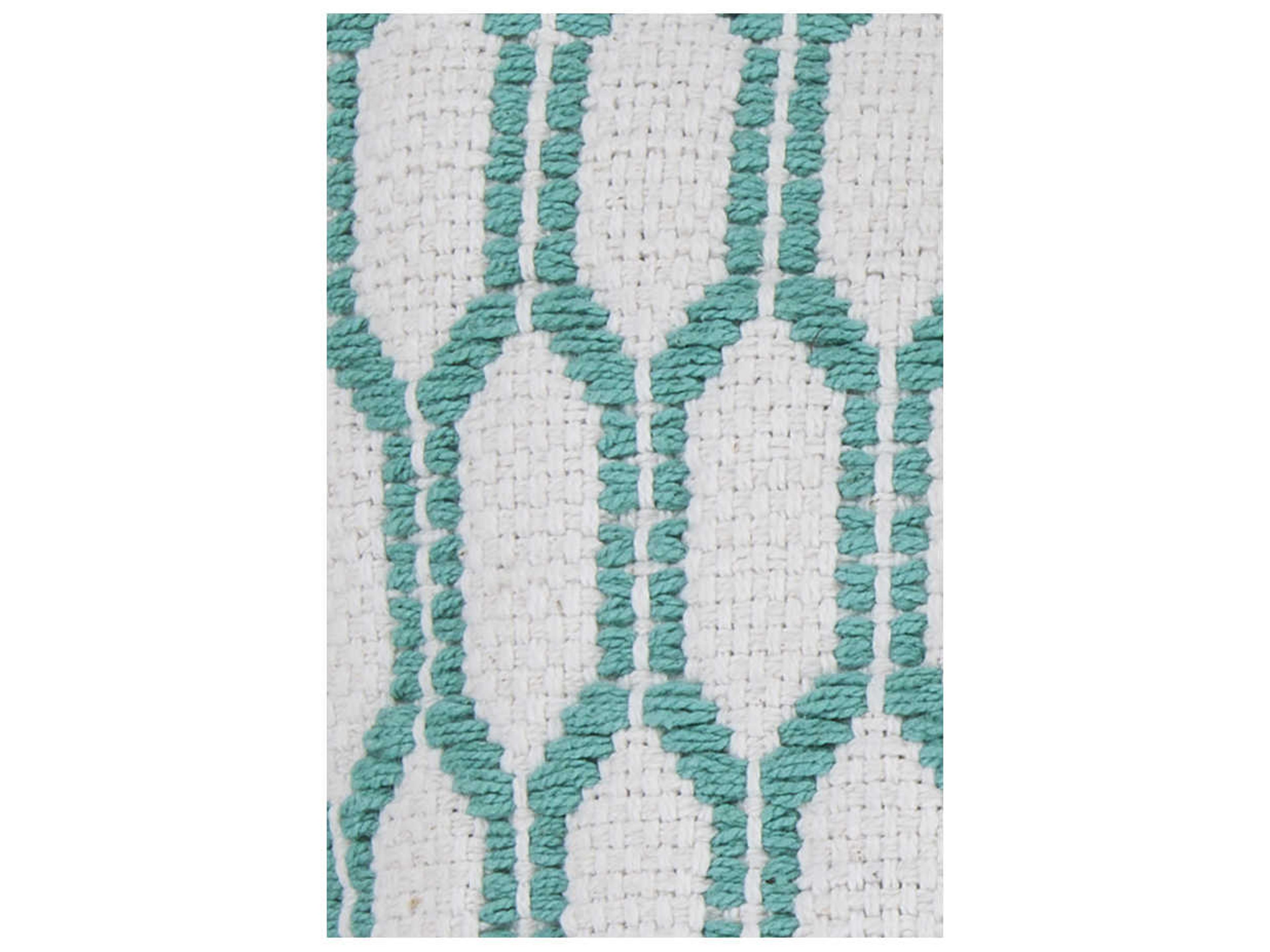 Chandra White Blue Pillow