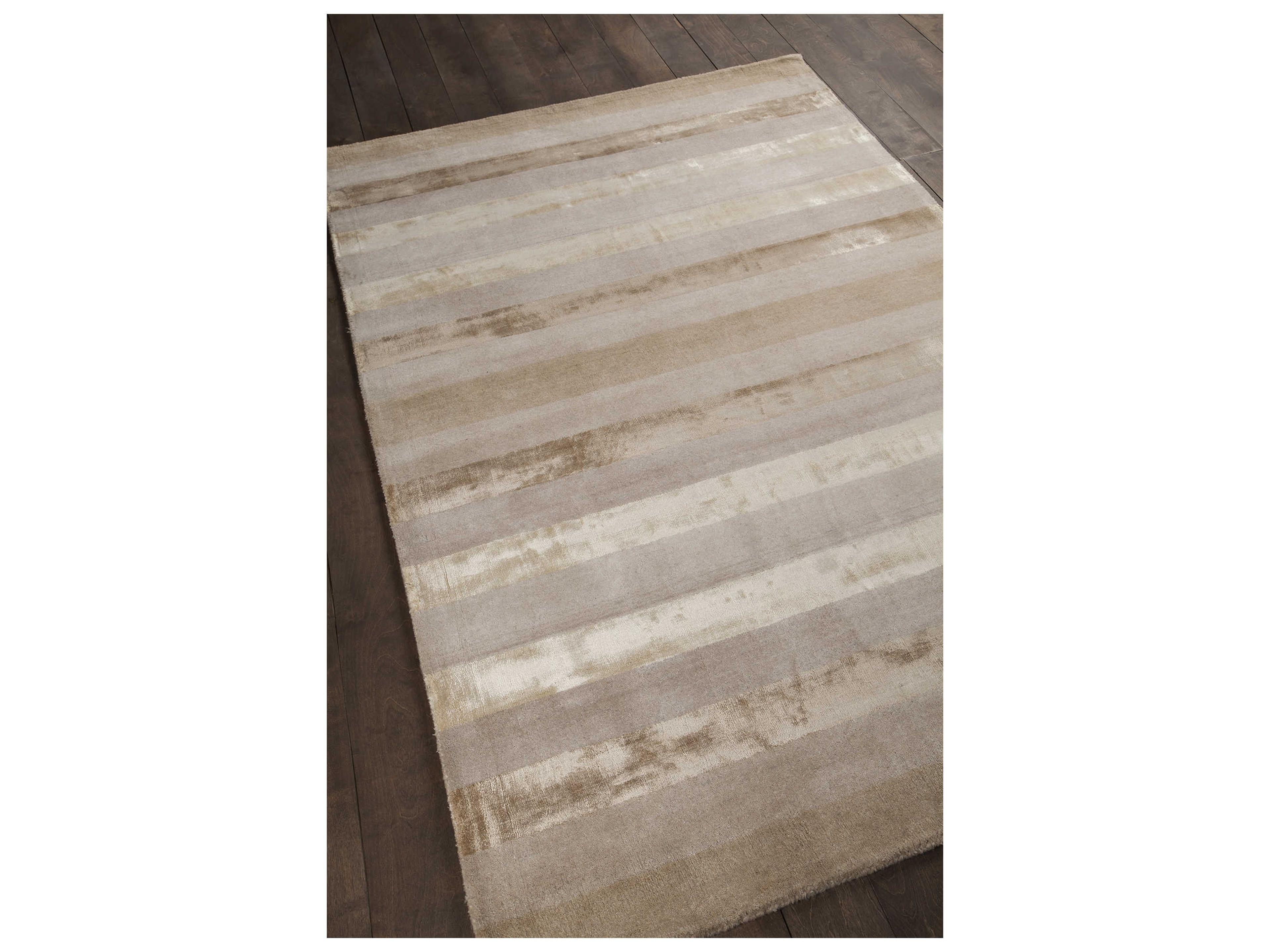 Chandra Gardenia Striped Area Rug