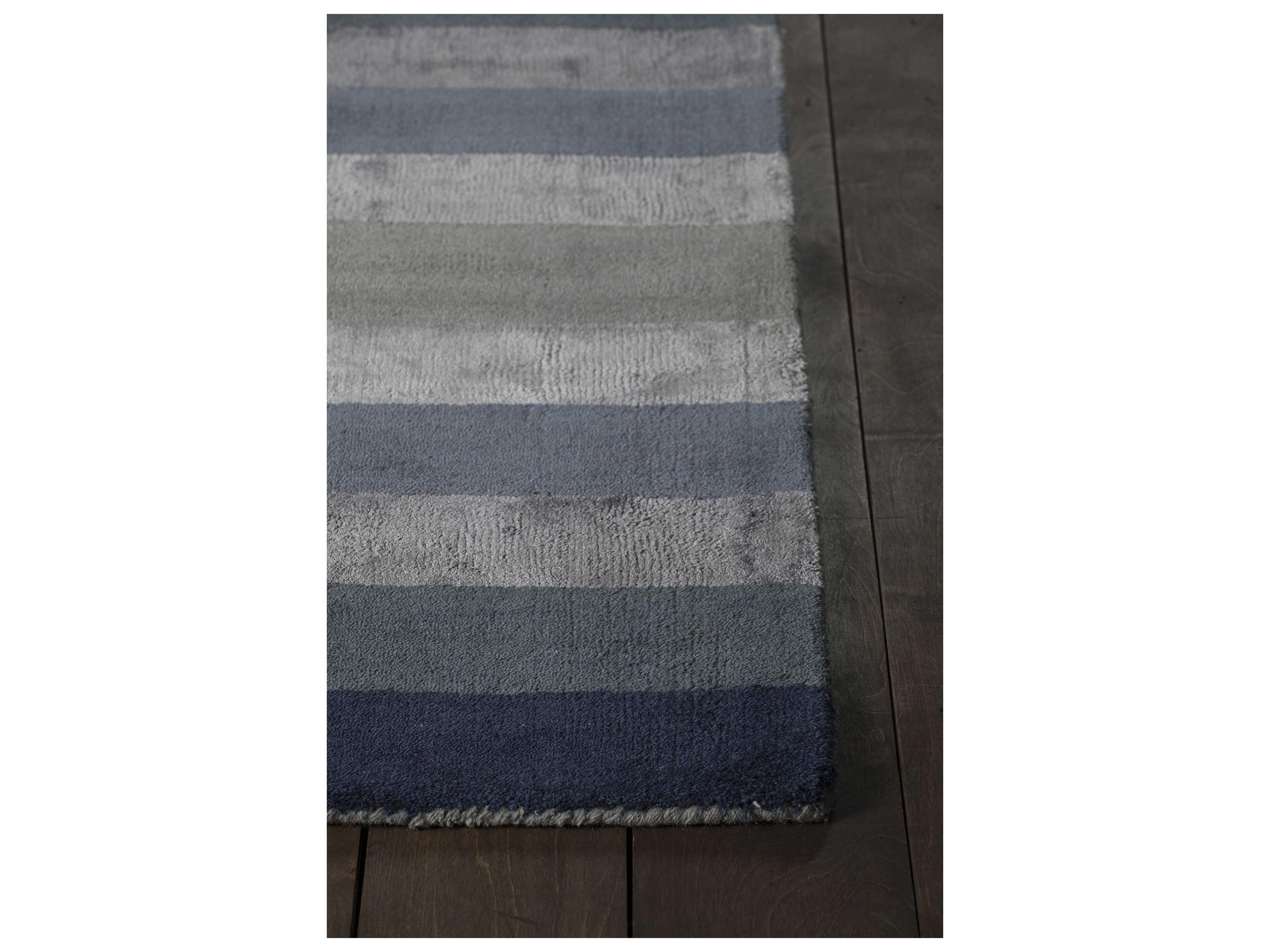 Chandra Gardenia Striped Area Rug