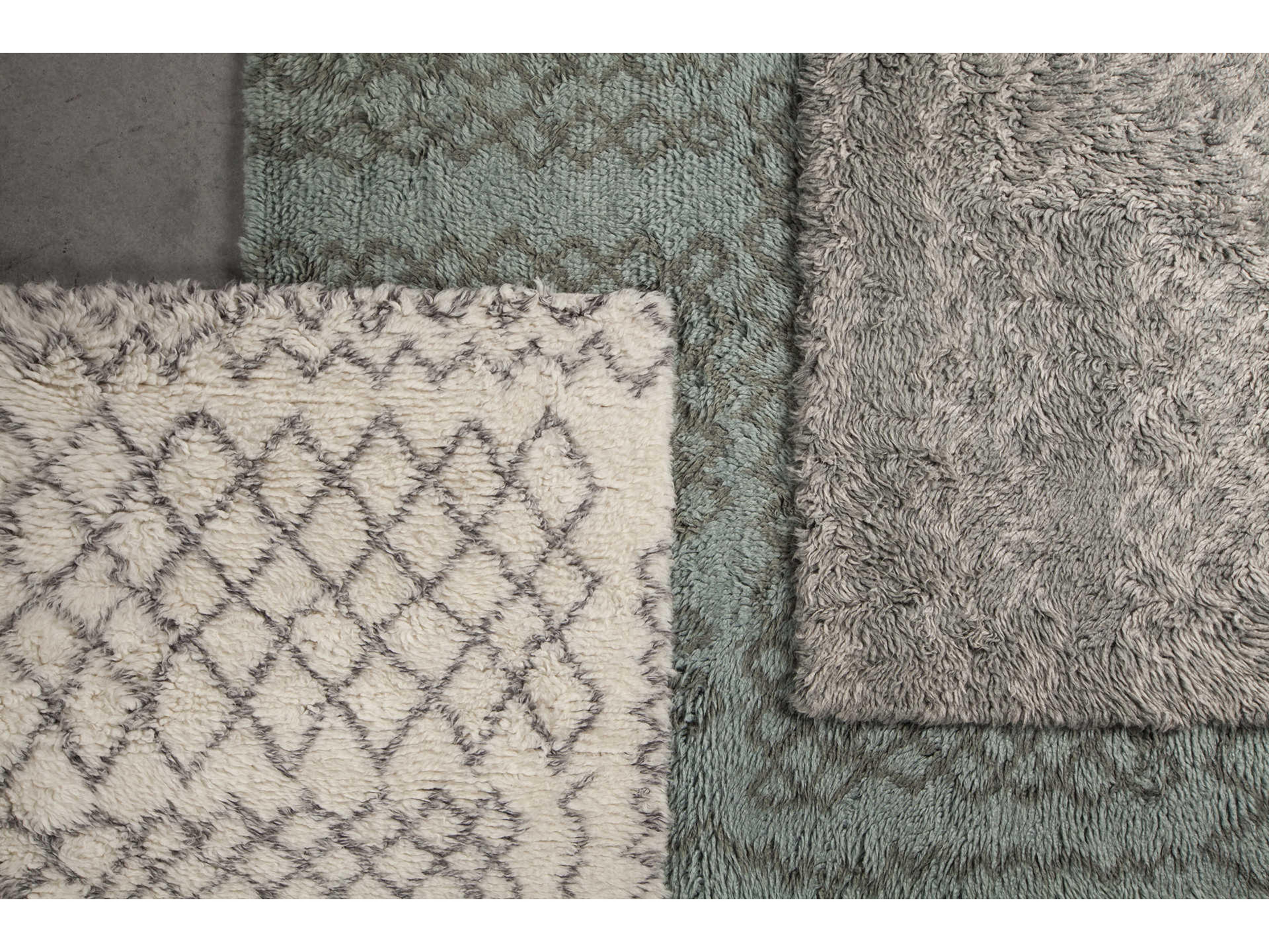 Chandra Jeri Shag Geometric Area Rug
