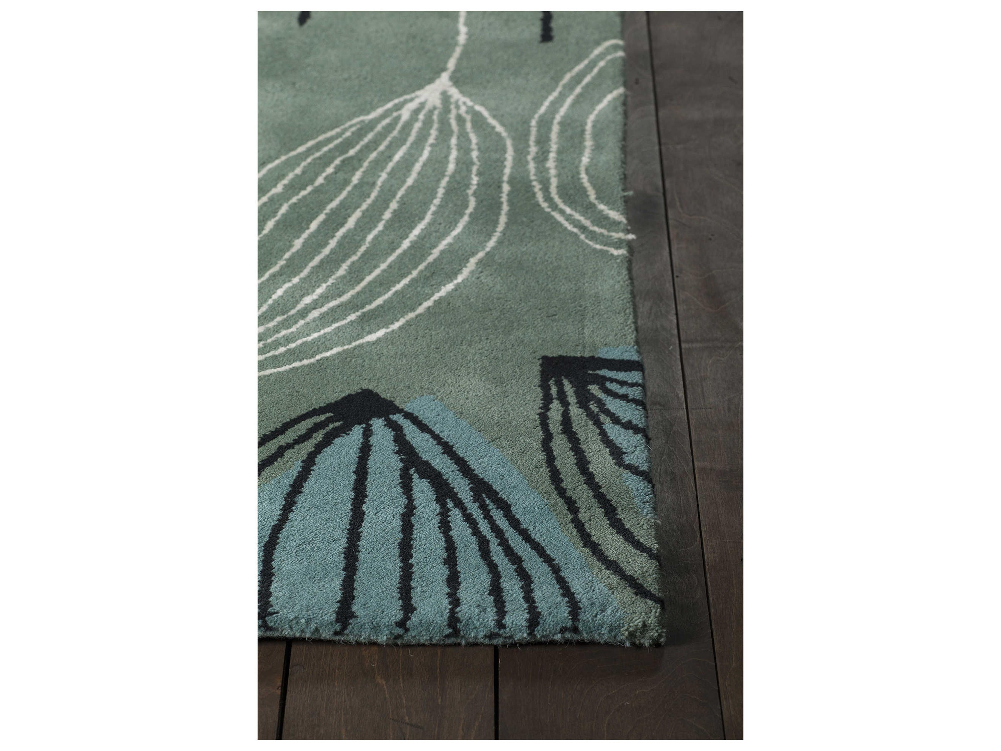 Chandra Jessica Swift Floral Area Rug