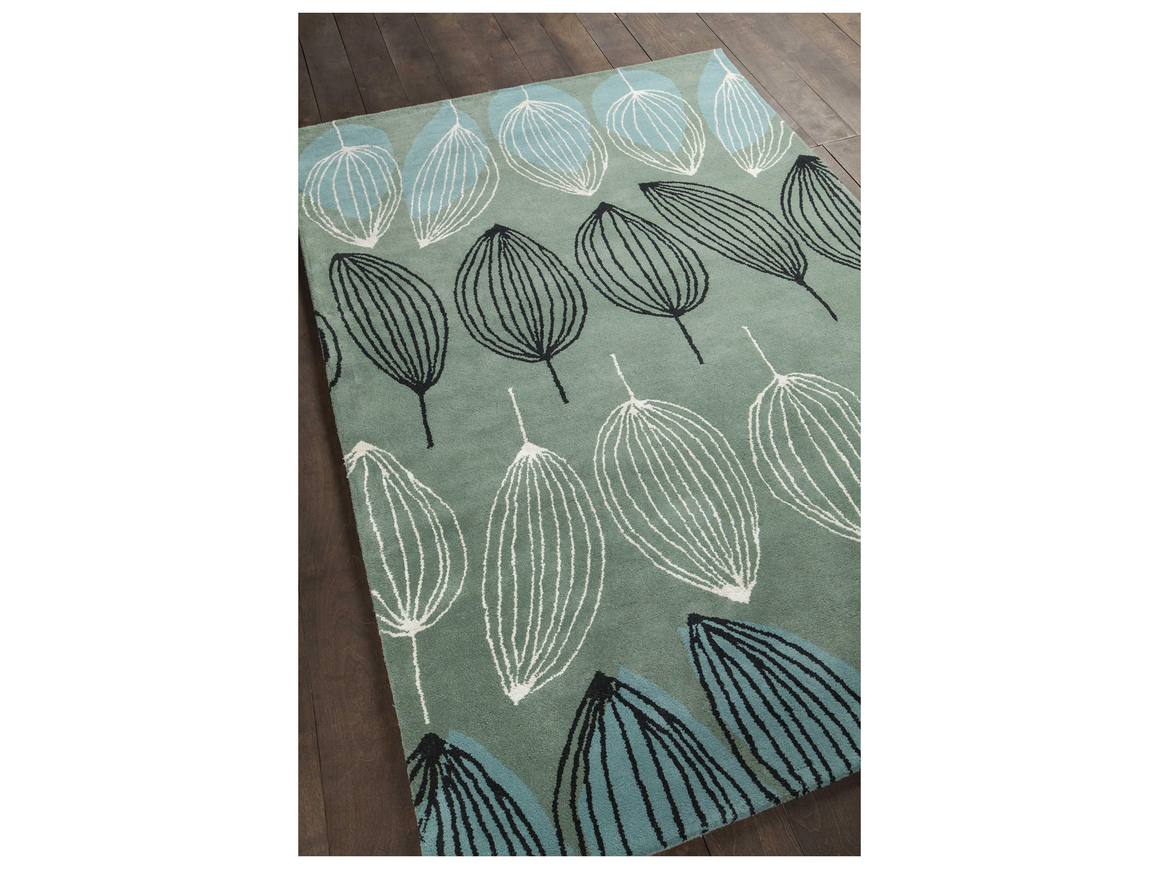 Chandra Jessica Swift Floral Area Rug