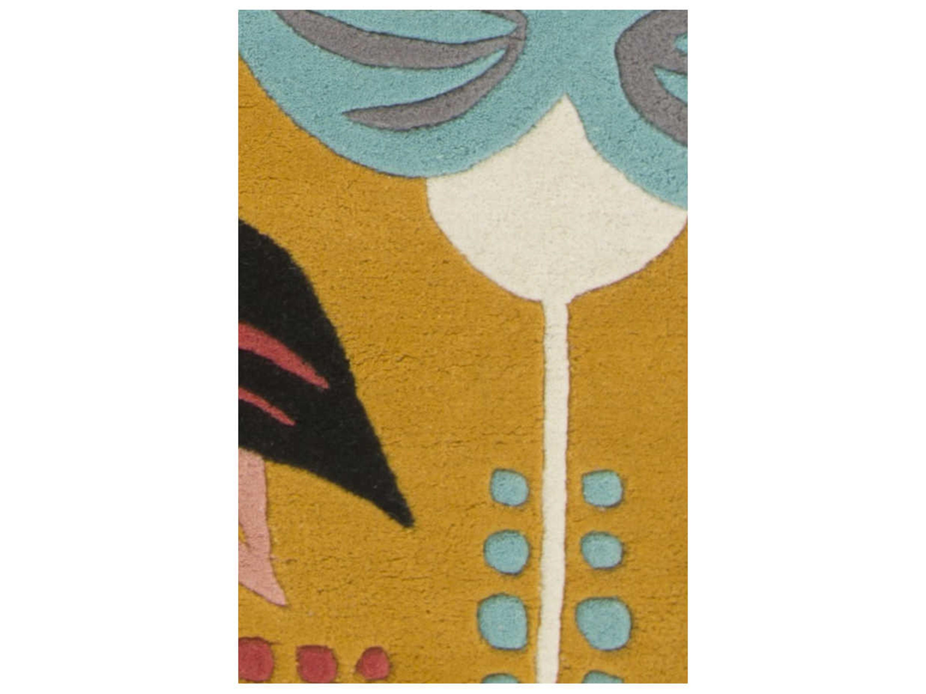 Chandra Jessica Swift Floral Area Rug