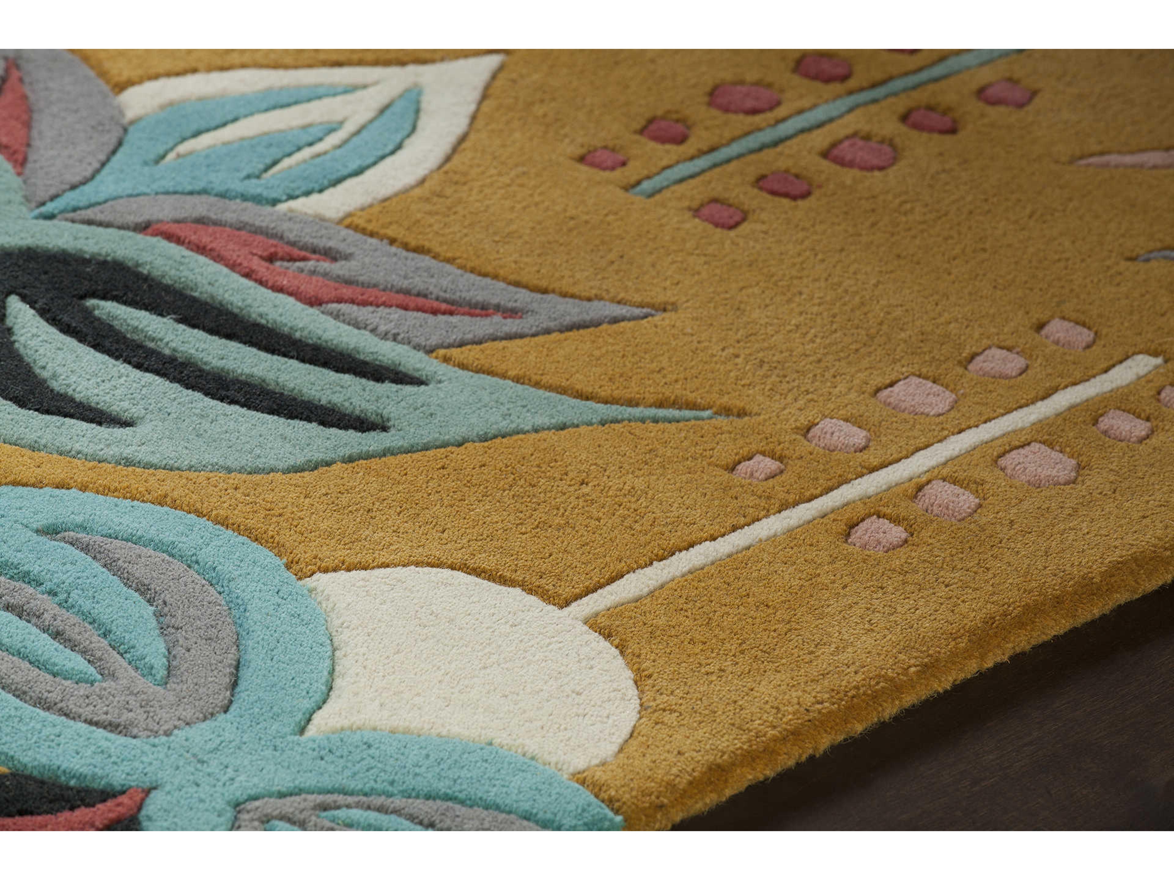 Chandra Jessica Swift Floral Area Rug