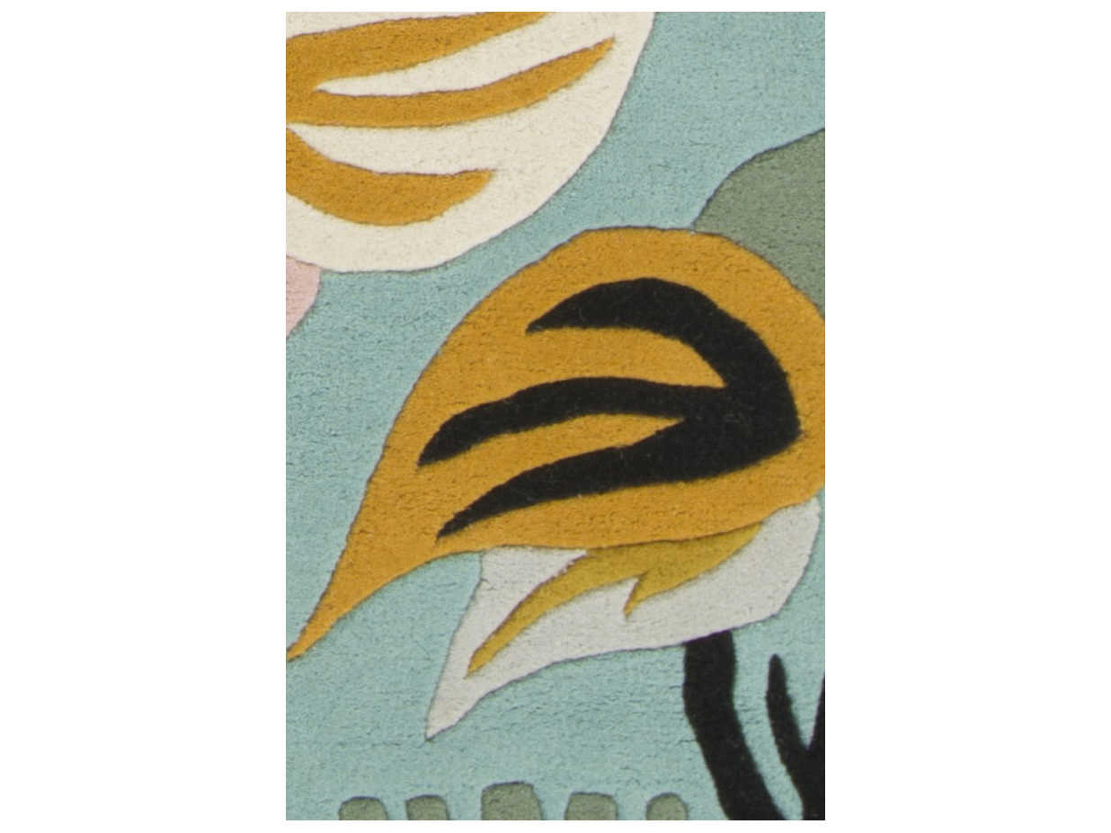 Chandra Jessica Swift Floral Area Rug