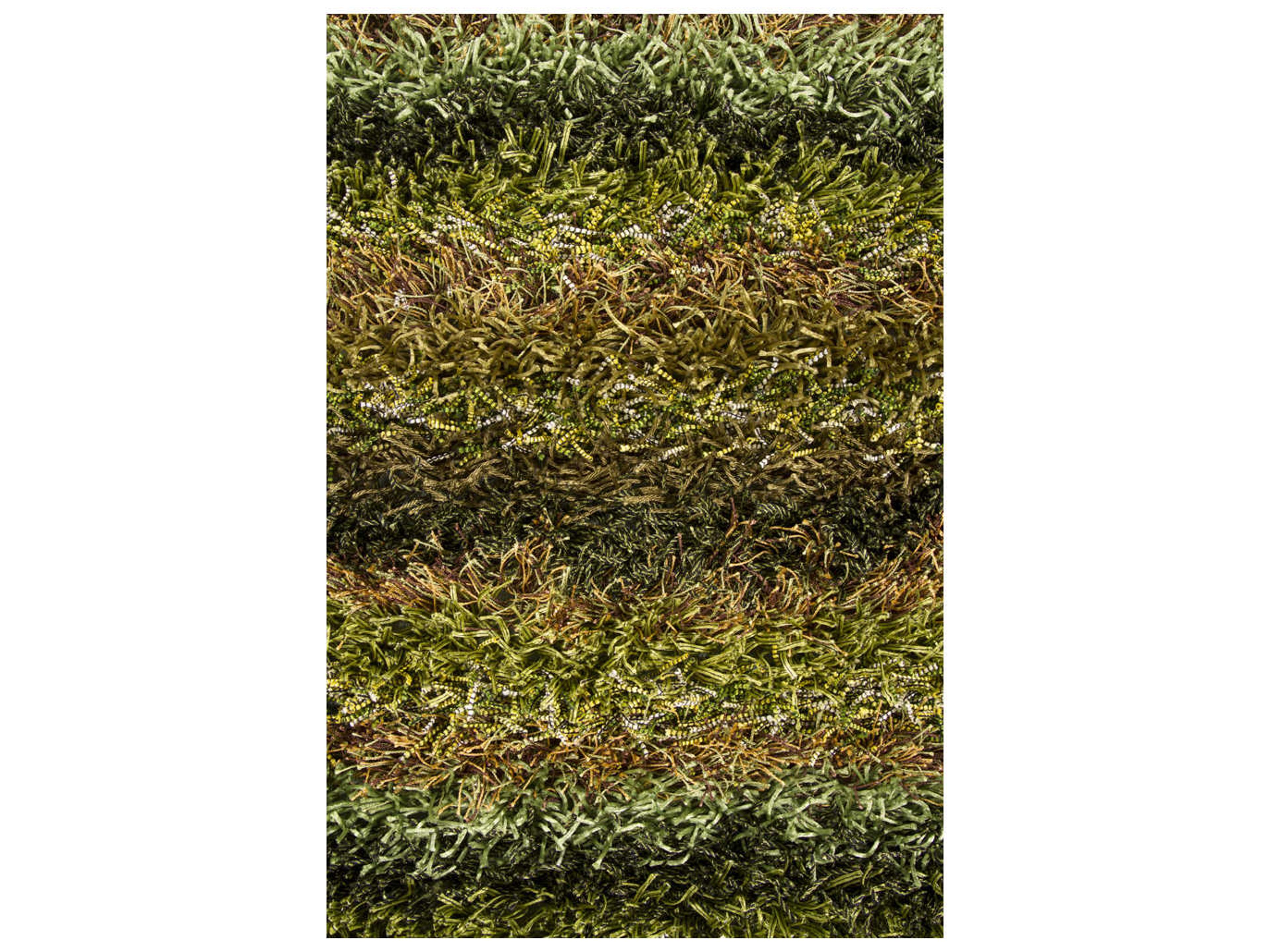 Chandra Kubu Shag Striped Area Rug