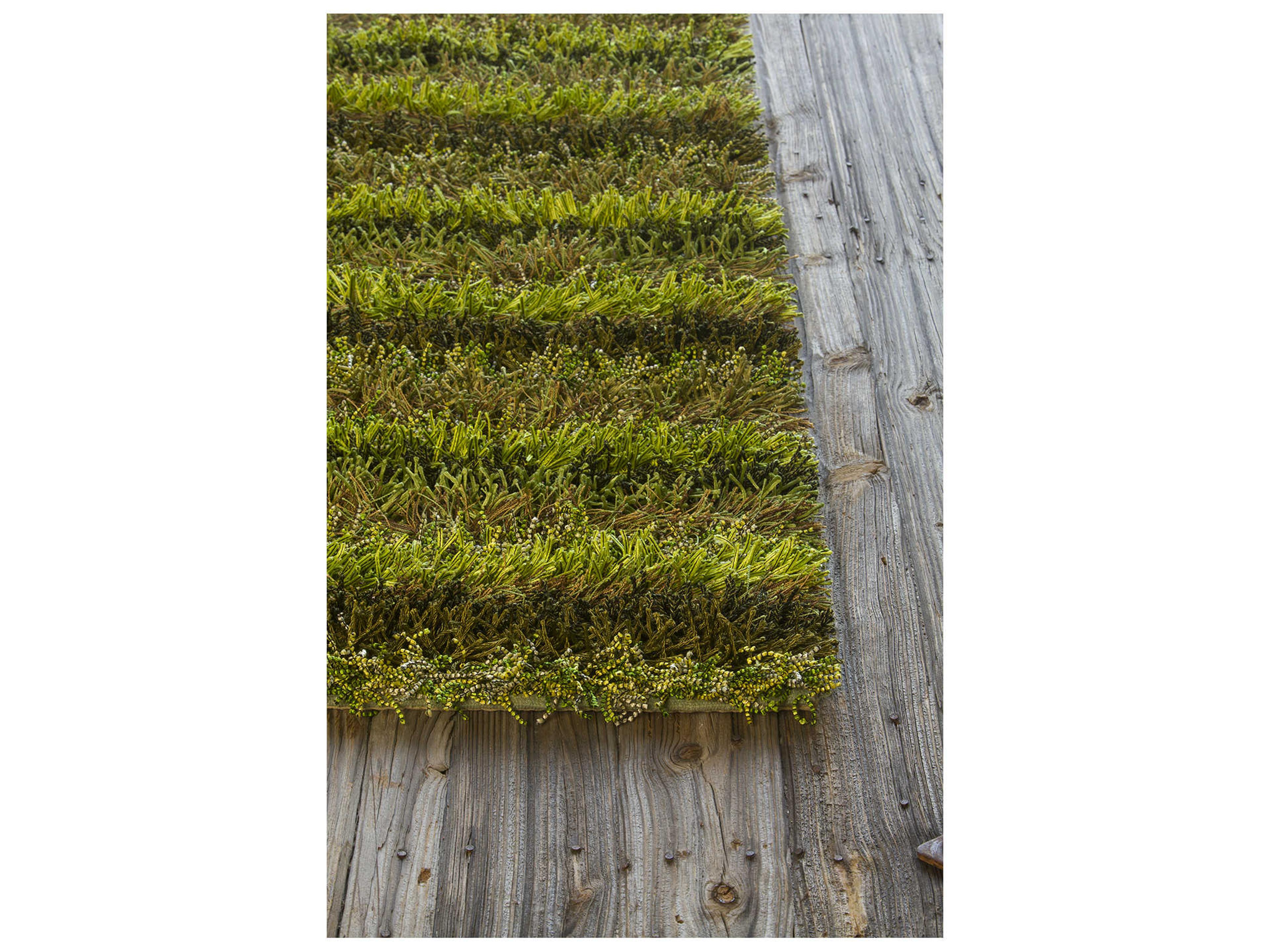 Chandra Kubu Shag Striped Area Rug