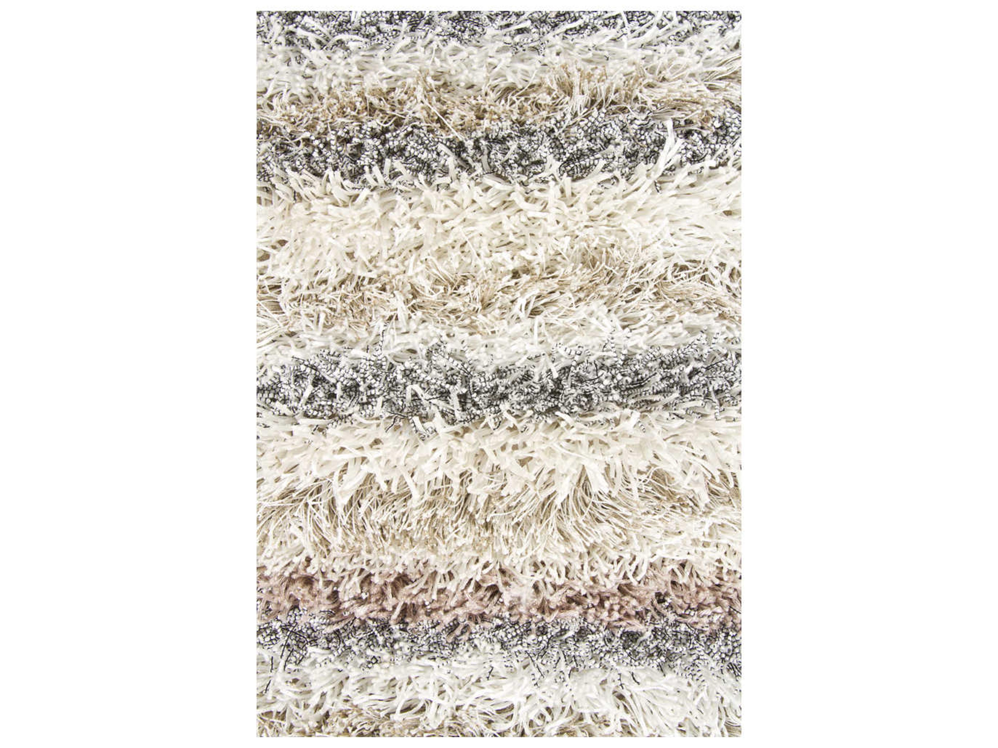 Chandra Kubu Shag Striped Area Rug